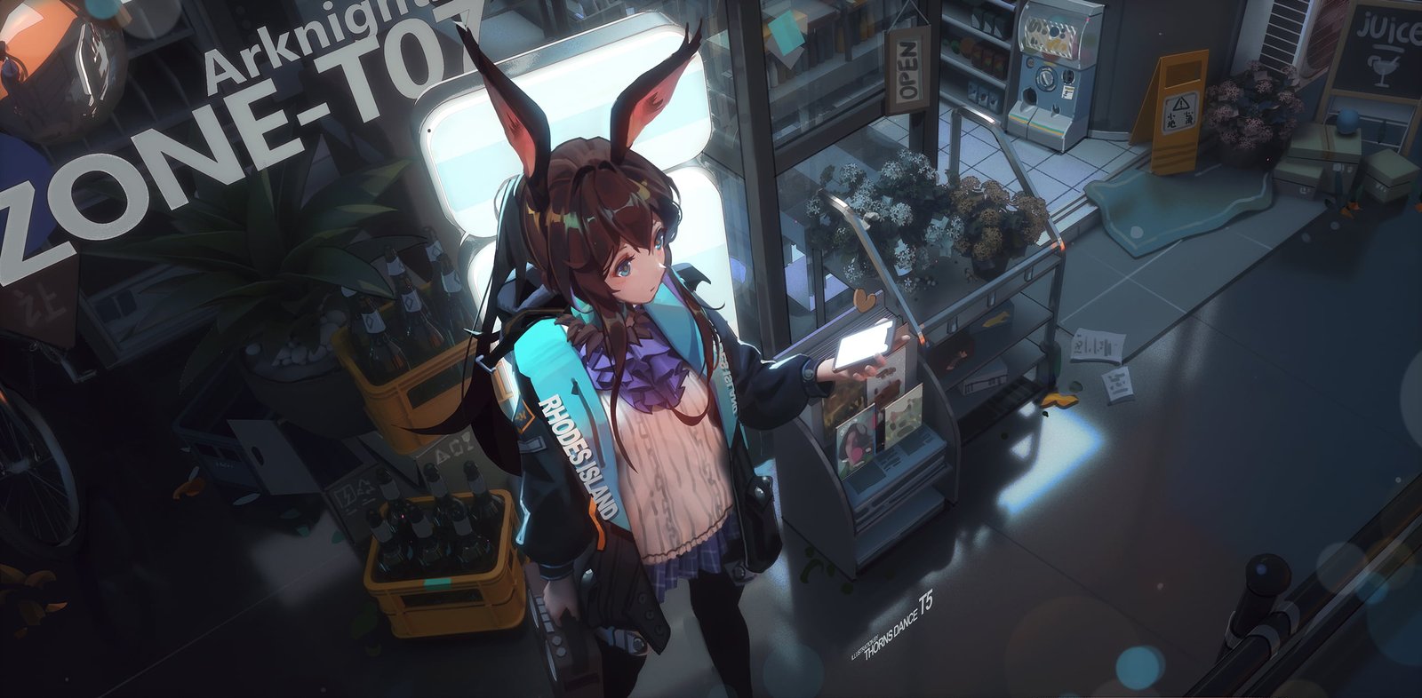 Anime Original Amiya Arknights Girl 2k