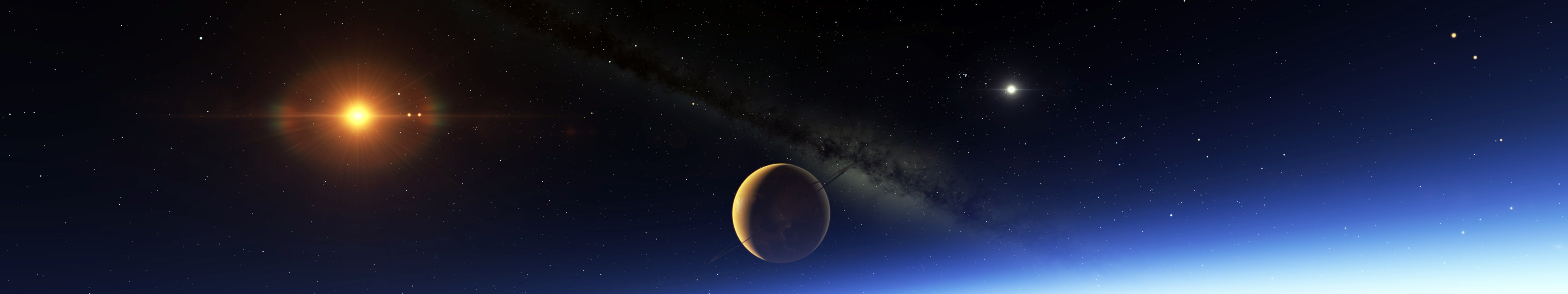 planet wallpaper Space Engine stars galaxy render CGI 2k 4k 5k