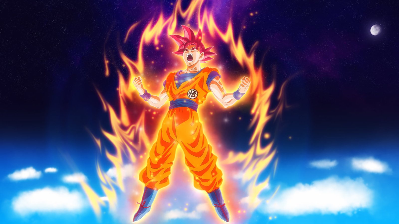 Son Goku wallpaper Dragon Ball Super sky no people 2k