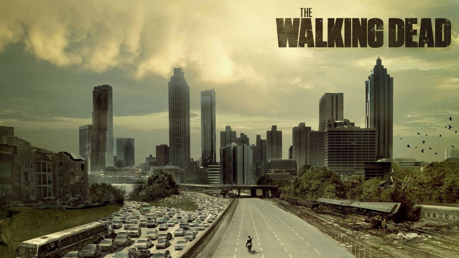 The Walking Dead poster built structure building exterior architecture 2k