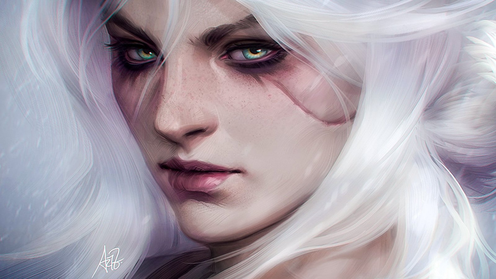 The Witcher 3 Wild Hunt Cirilla Fiona Elen Riannon portrait 2k