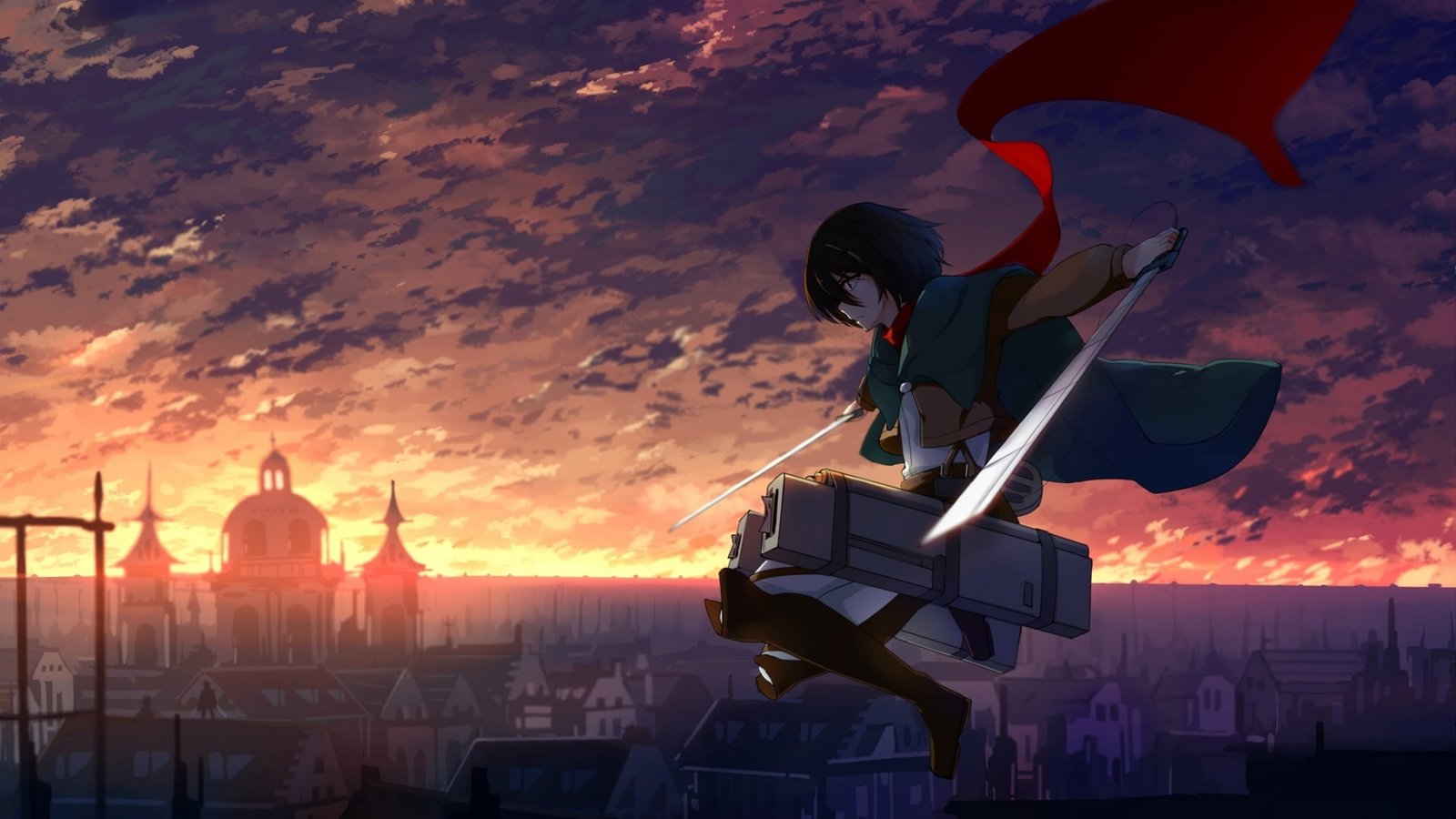 Shingeki no Kyojin Mikasa Ackerman anime girls Attack on Titans 2k