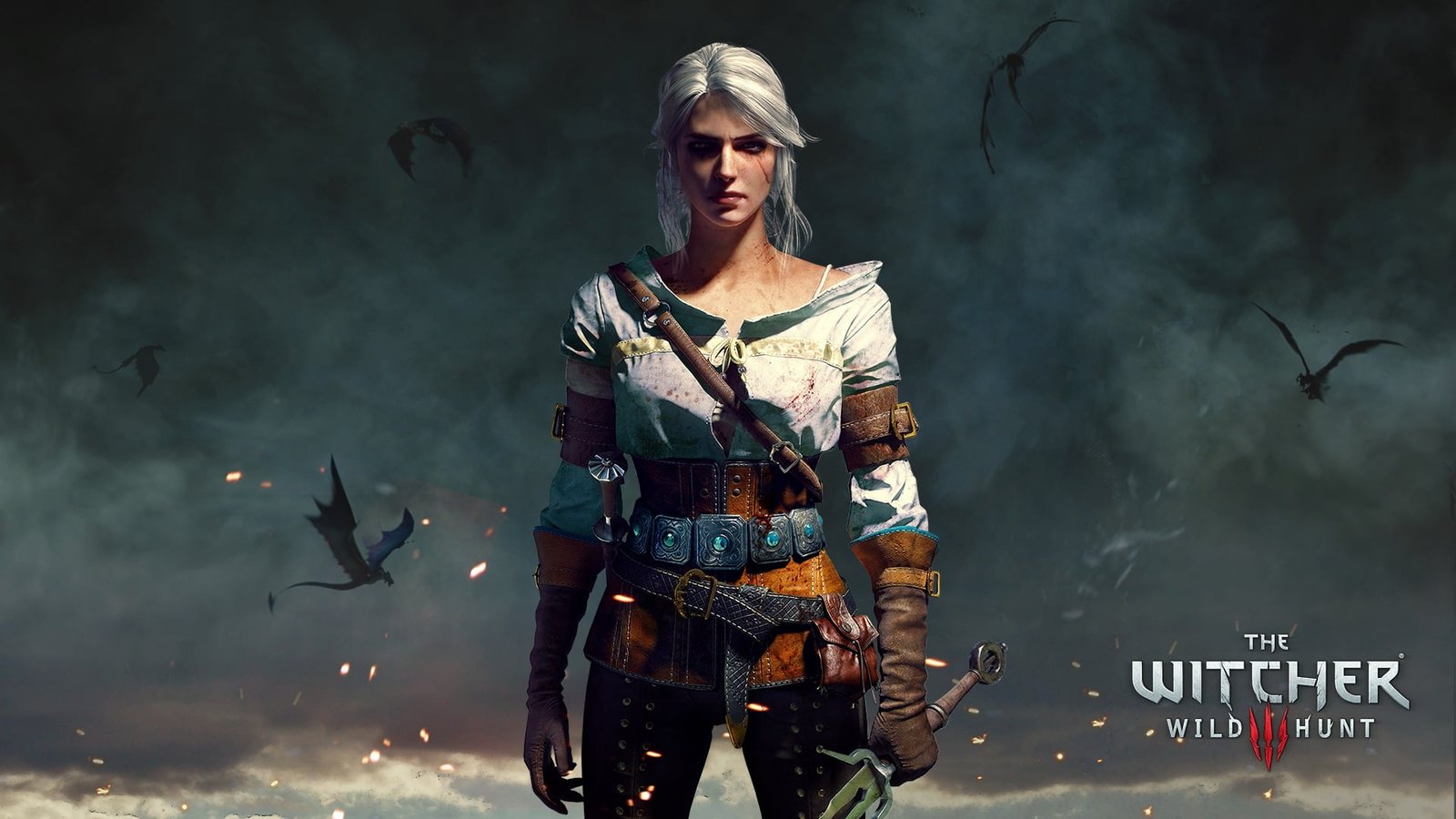 The Witcher 3 Wild Hunt Cirilla Fiona Elen Riannon white hair 2k
