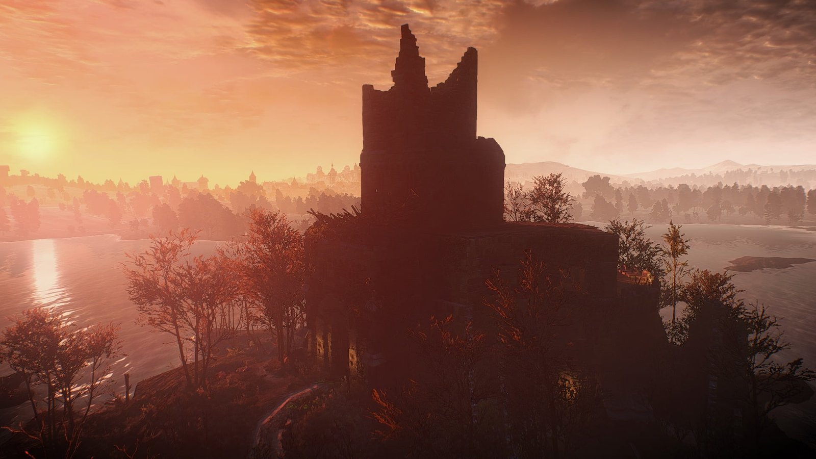 The Witcher 3 Wild Hunt video games built structure sky 2k