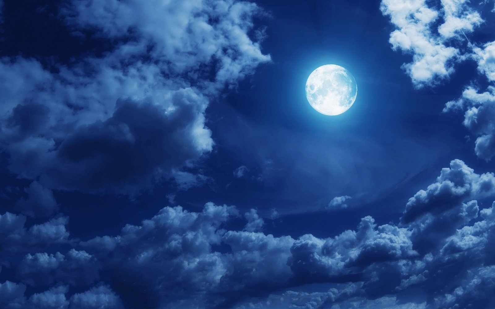 white moon clouds sky moonlight night cloud space 2k