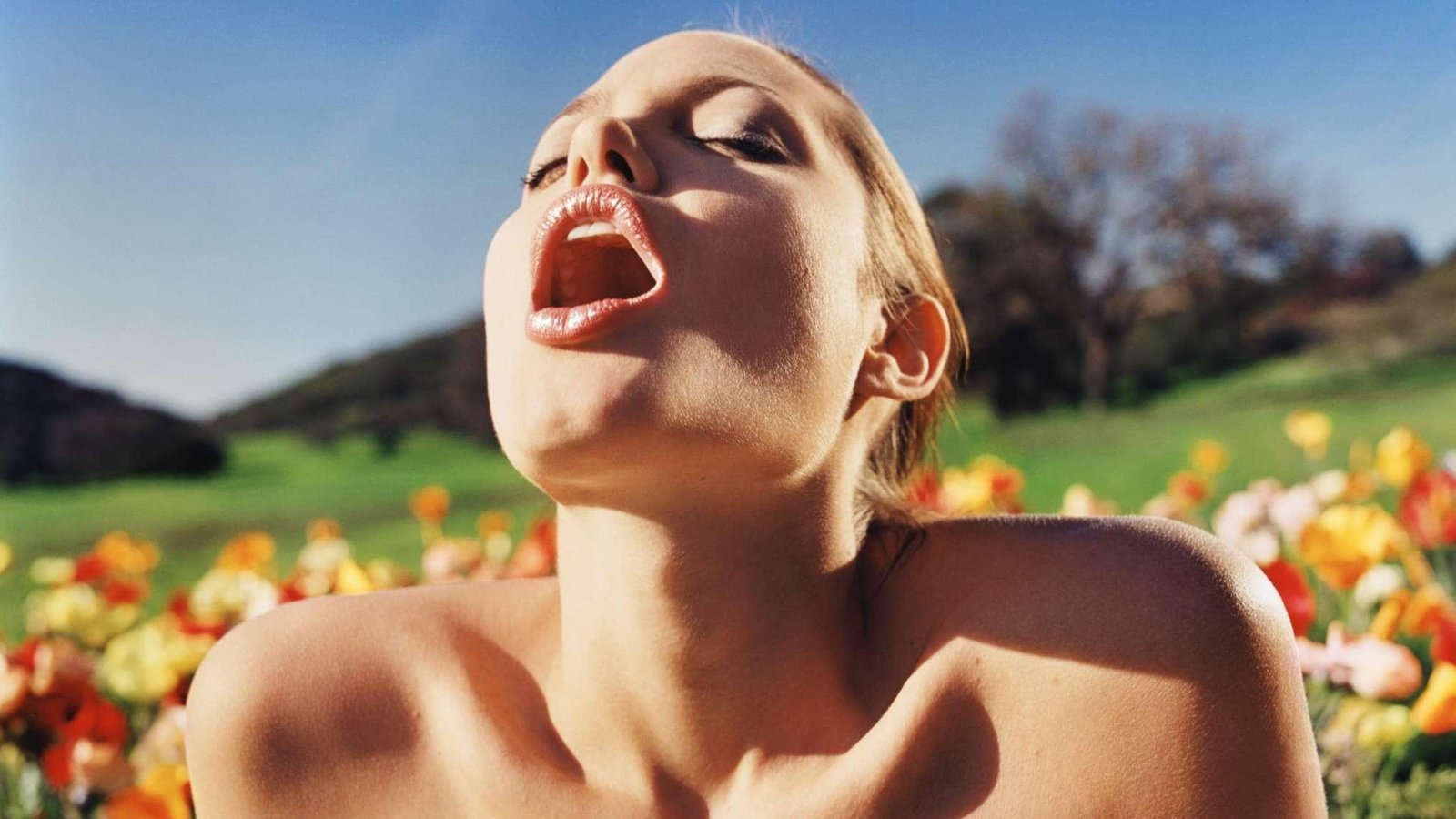women flowers angelina jolie lips jaime pressly open mouth Nature Flowers HD Art 2k
