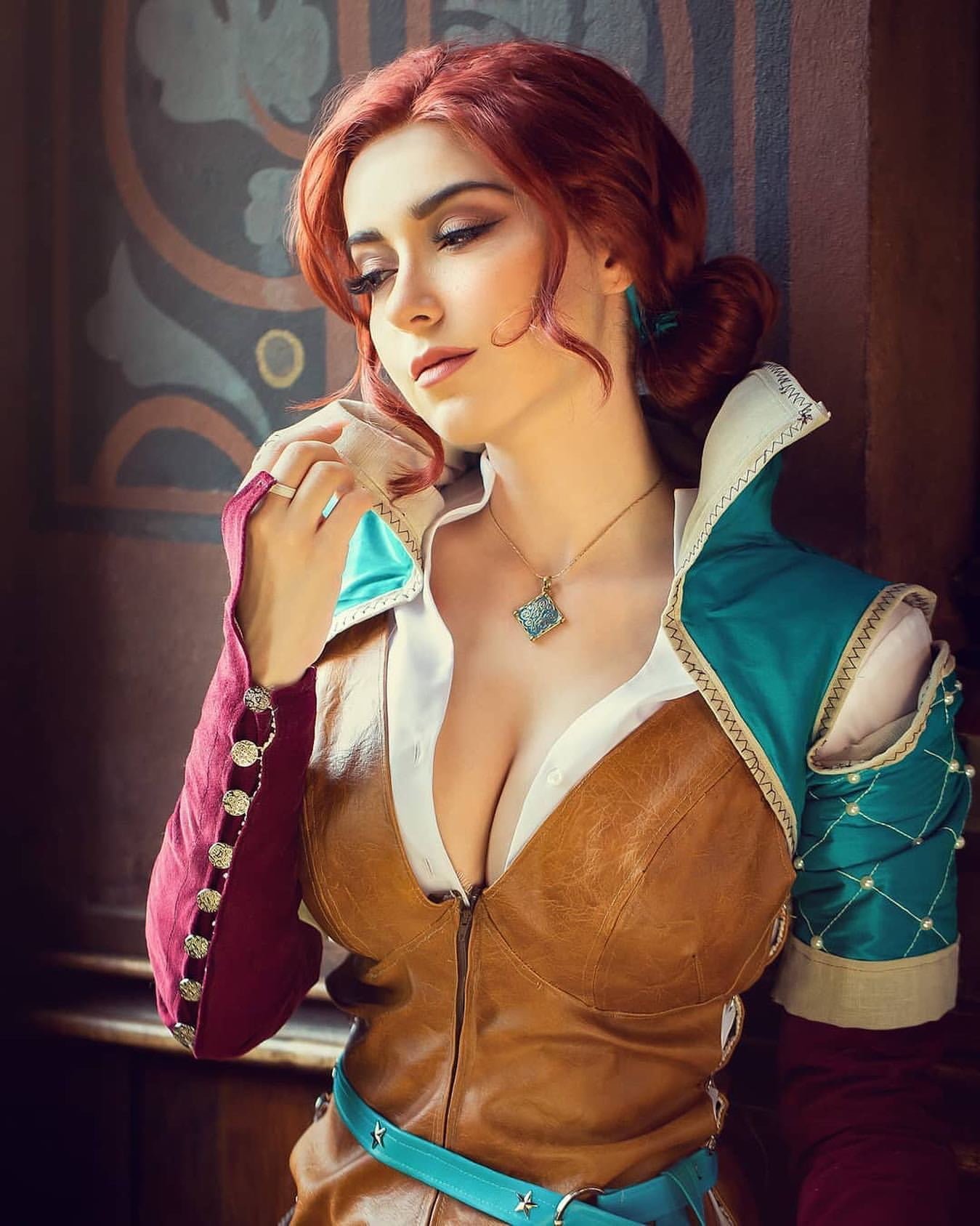 women The Witcher 3 Wild Hunt Triss Merigold Jannet in Cosplay