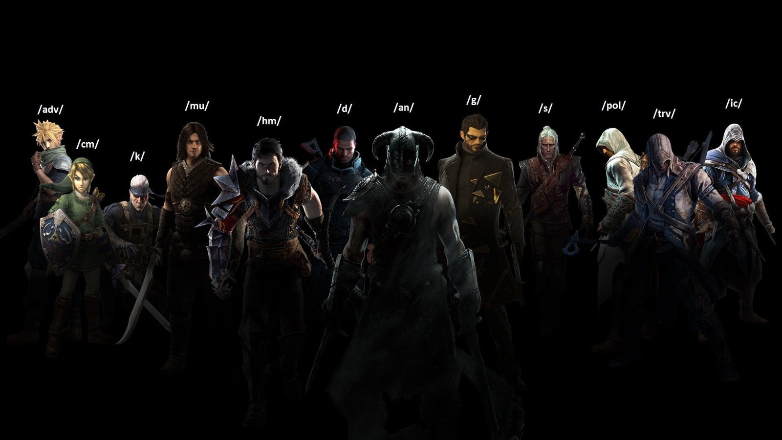 video games assassins creed the witcher prince of persia legend zelda mass effect 2 character Abstract Fantasy HD Art 2k