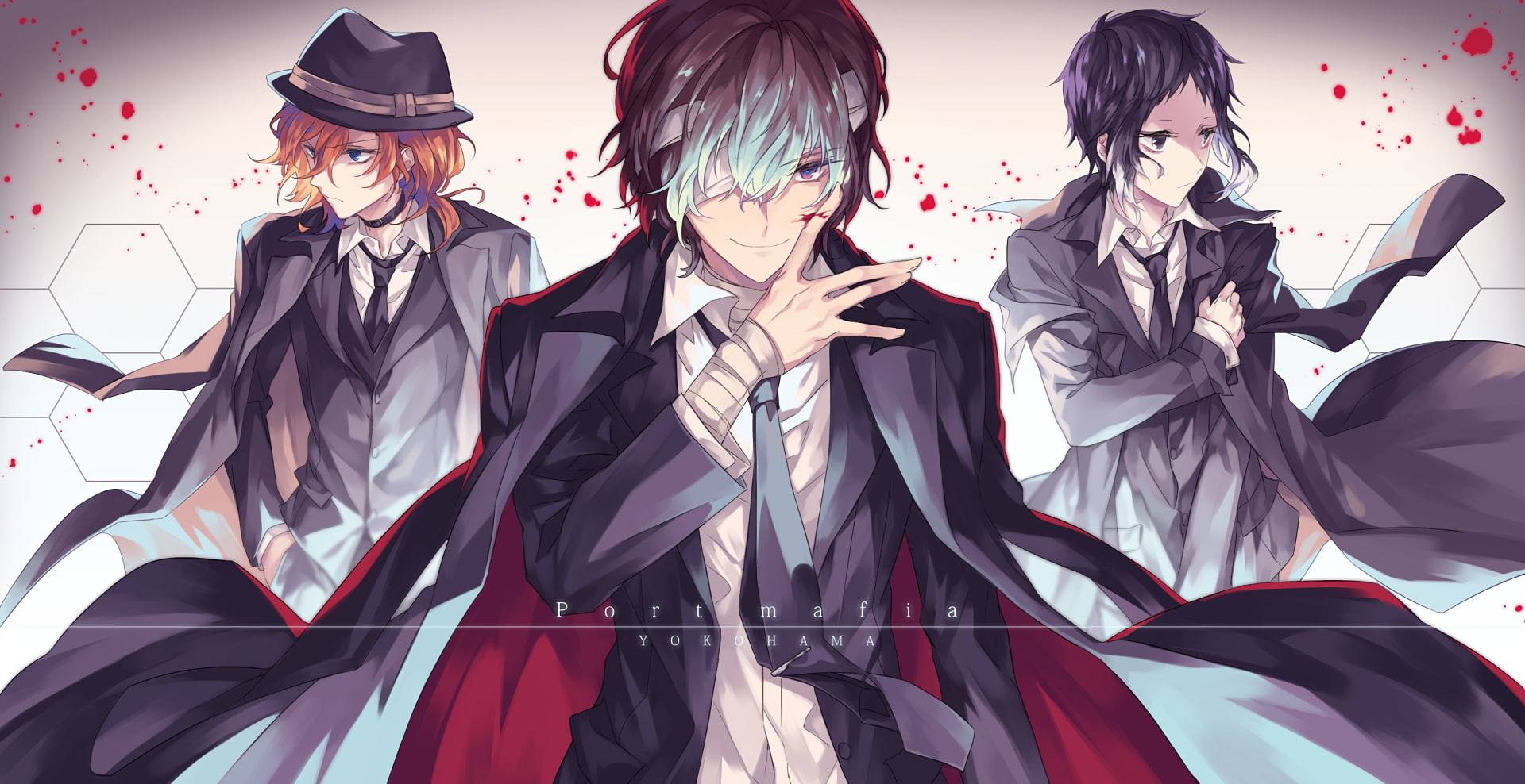 Bungou Stray Dogs anime boys Dazai Osamu Nakahara Ch ya 2k