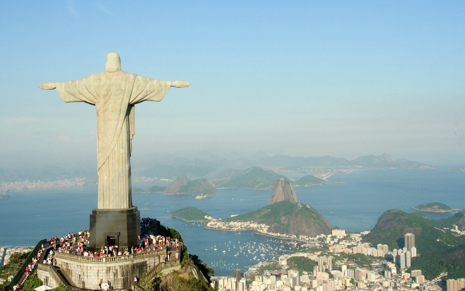 Christ the Redeemer Rio De Janeiro Brazil statue christ savior 2k