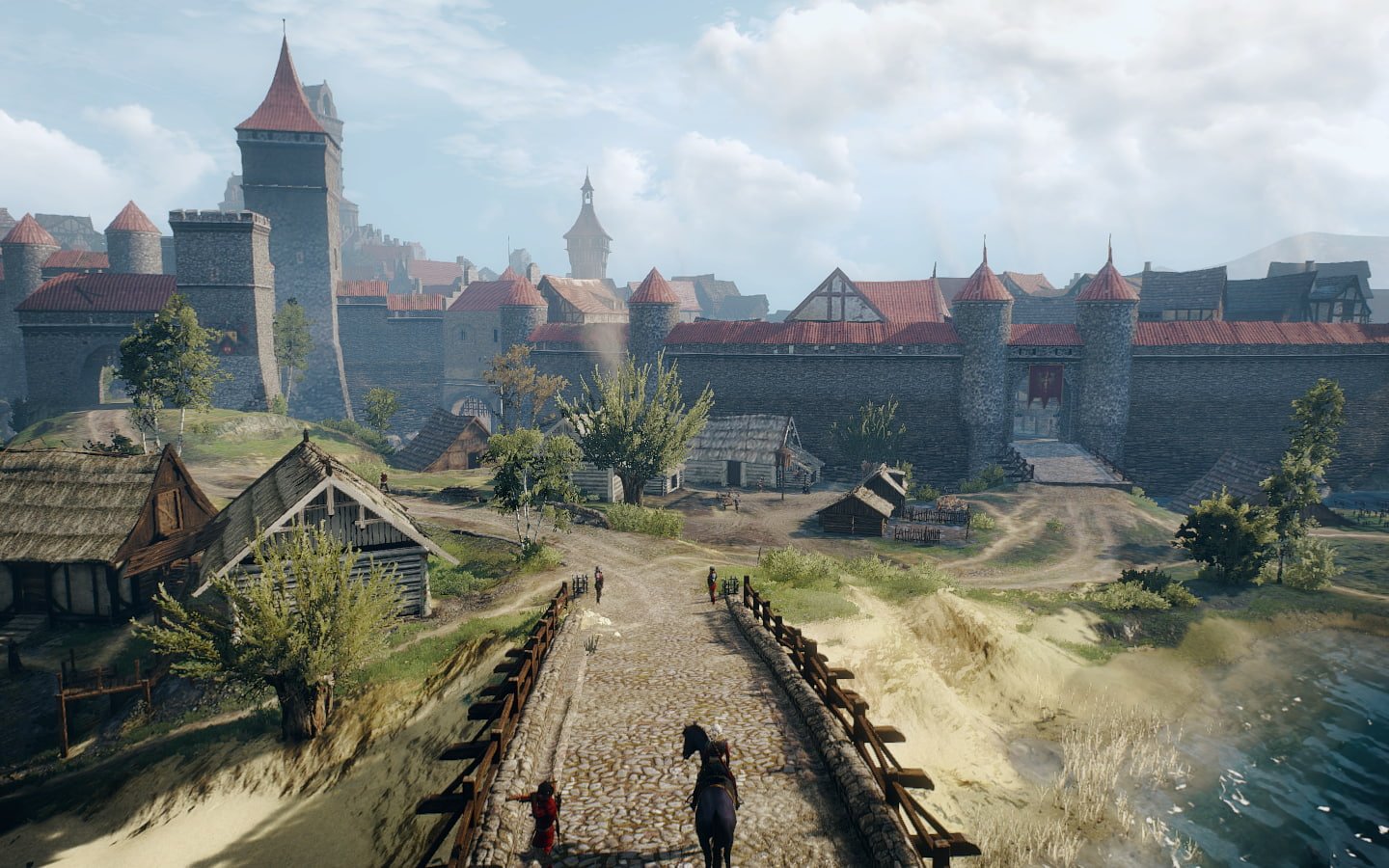 Ciri Geralt Of Rivia The Witcher 3 Wild Hunt architecture
