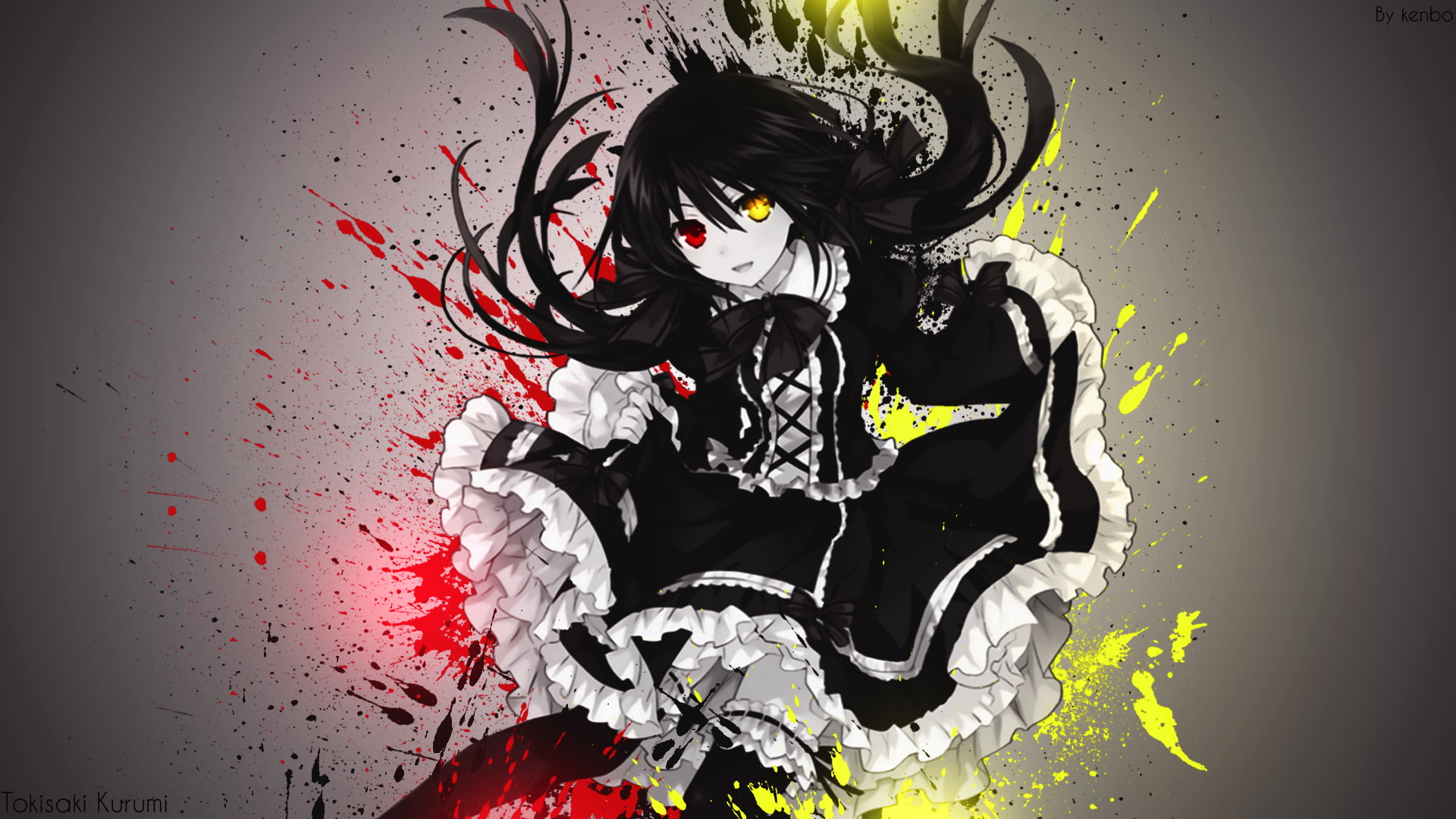 Date A Live anime girls kawai Tokisaki Kurumi 2k