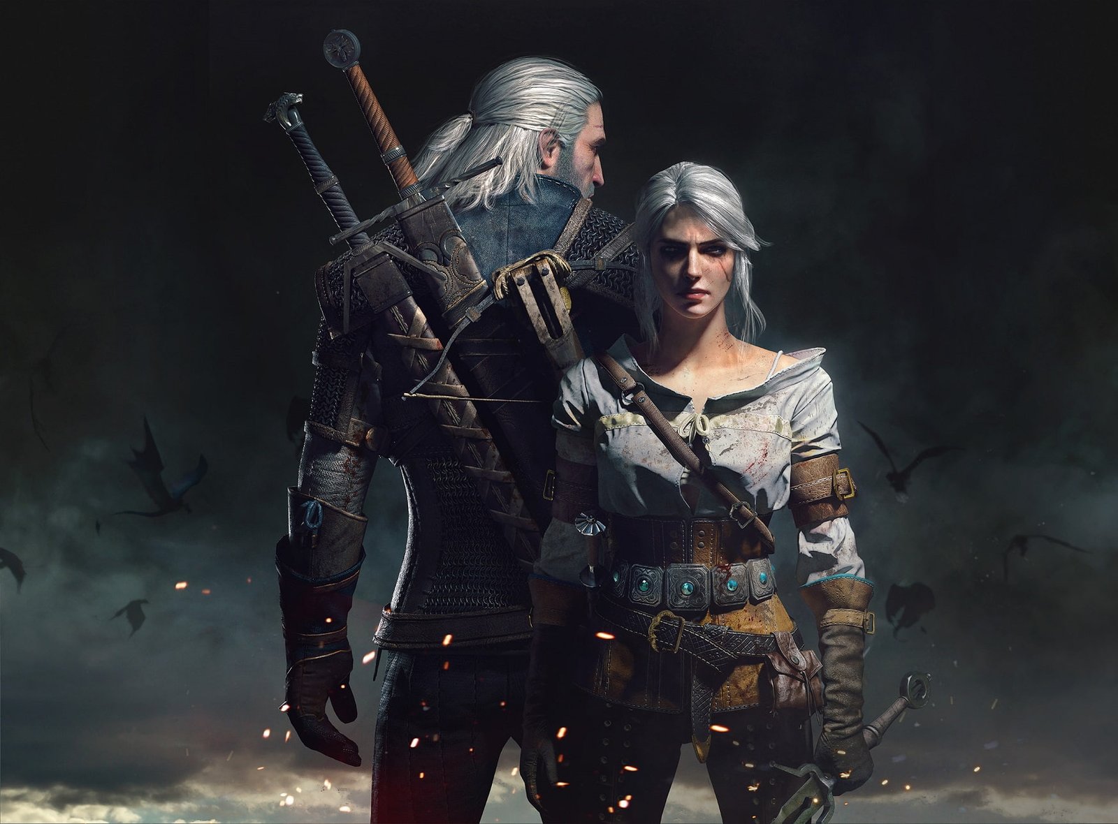 Geralt of Rivia Ciri Cirilla Fiona Elen Riannon The Witcher 2k