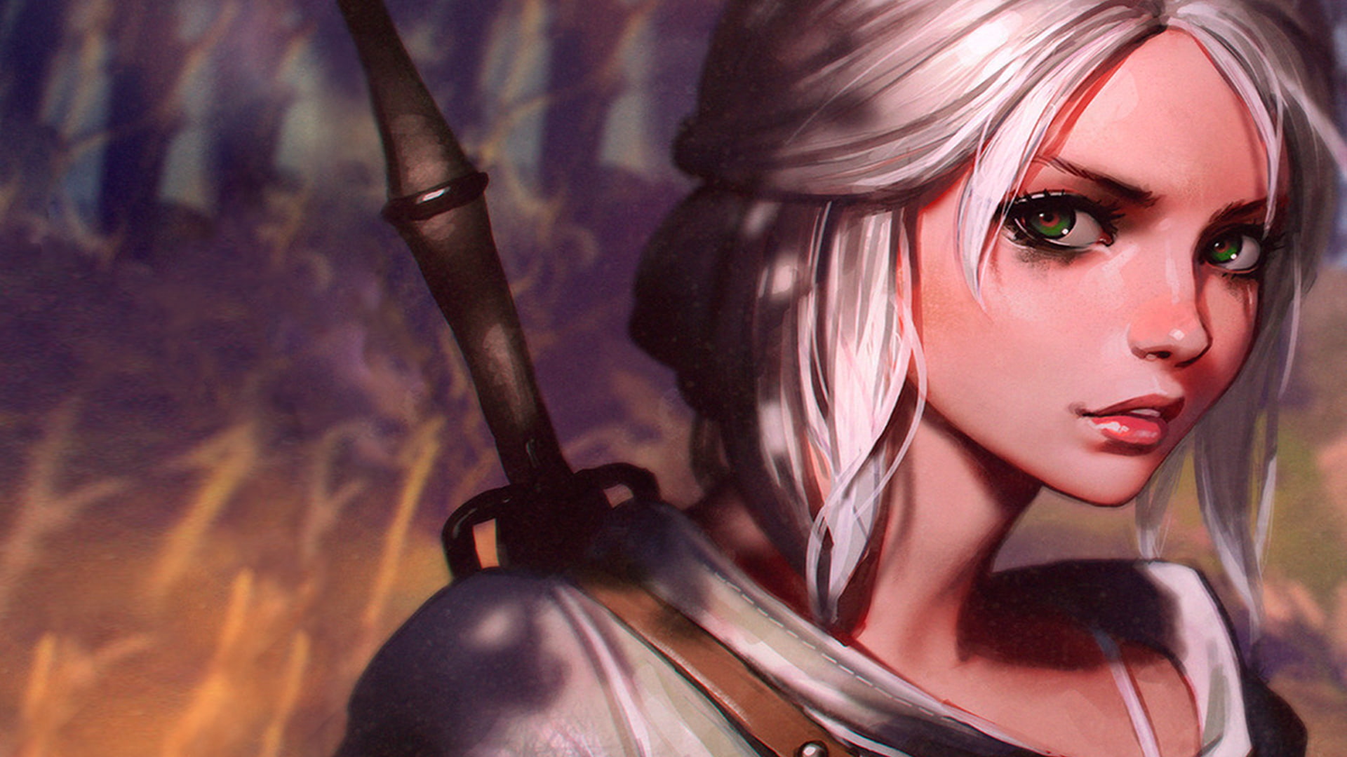 Ilya Kuvshinov Cirilla Fiona Elen Riannon The Witcher 3 Wild Hunt 2k