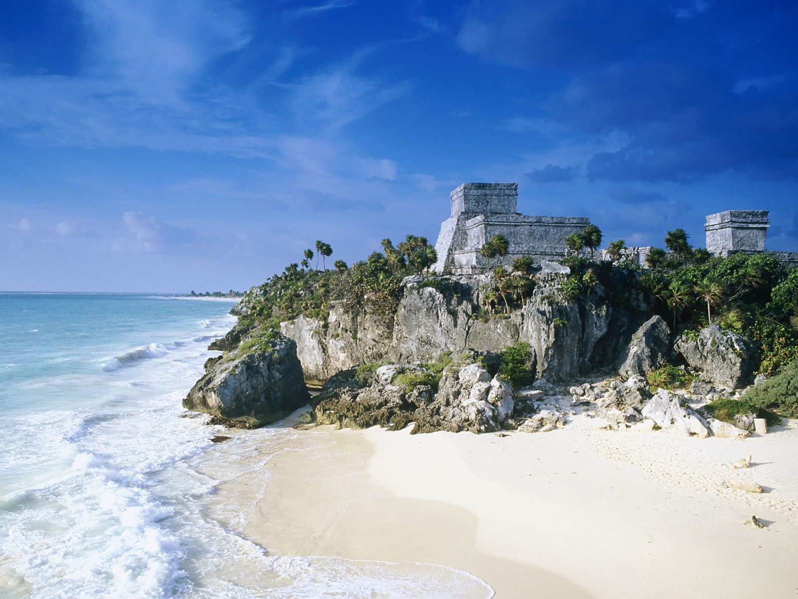 Mayan Ruins Mexico Beach 2k