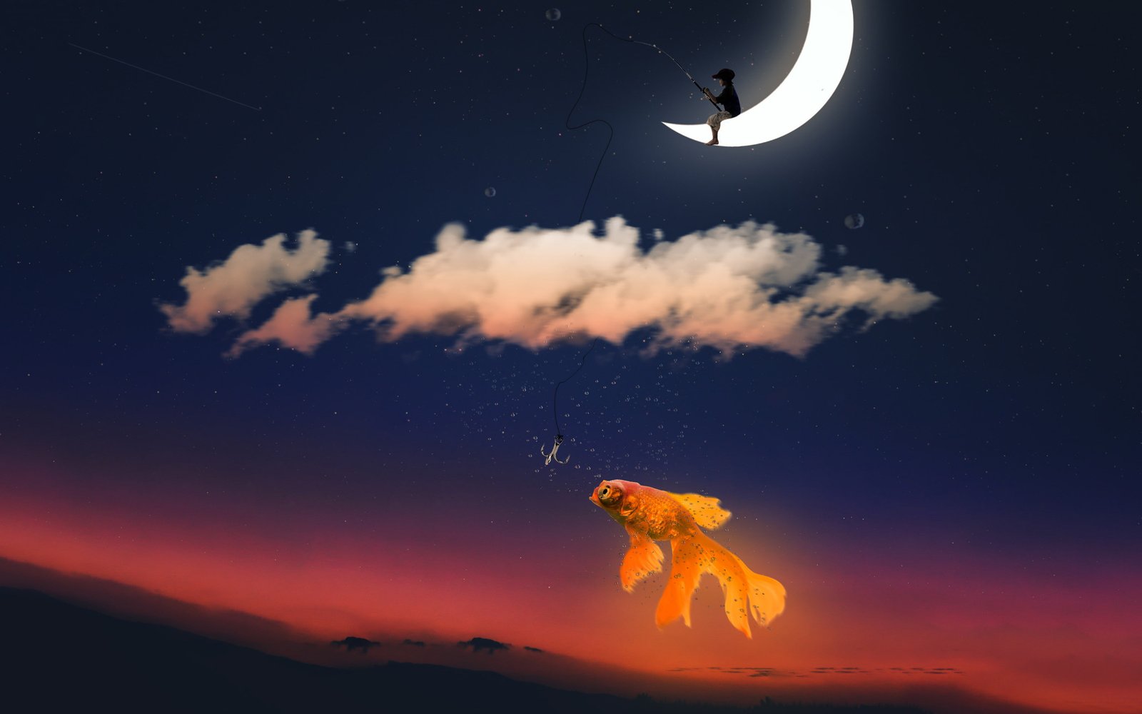 moon fishing dream 2k