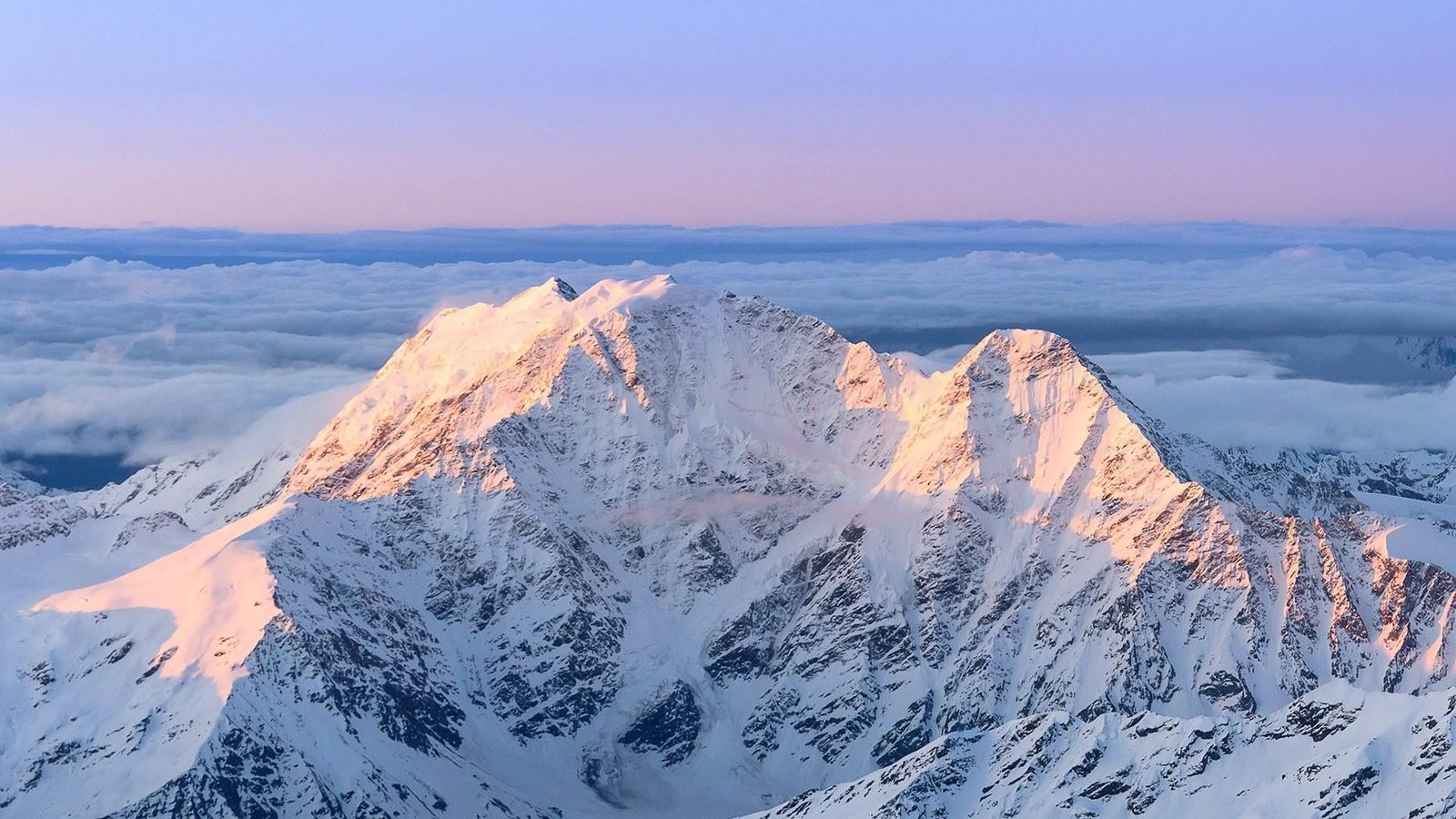 mountainous landforms mountain range sky ridge massif mount elbrus 2k