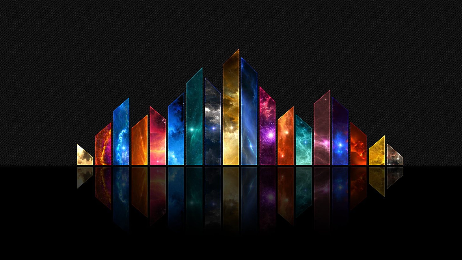 multicolored wallpaper abstract colorful digital art artwork 2k
