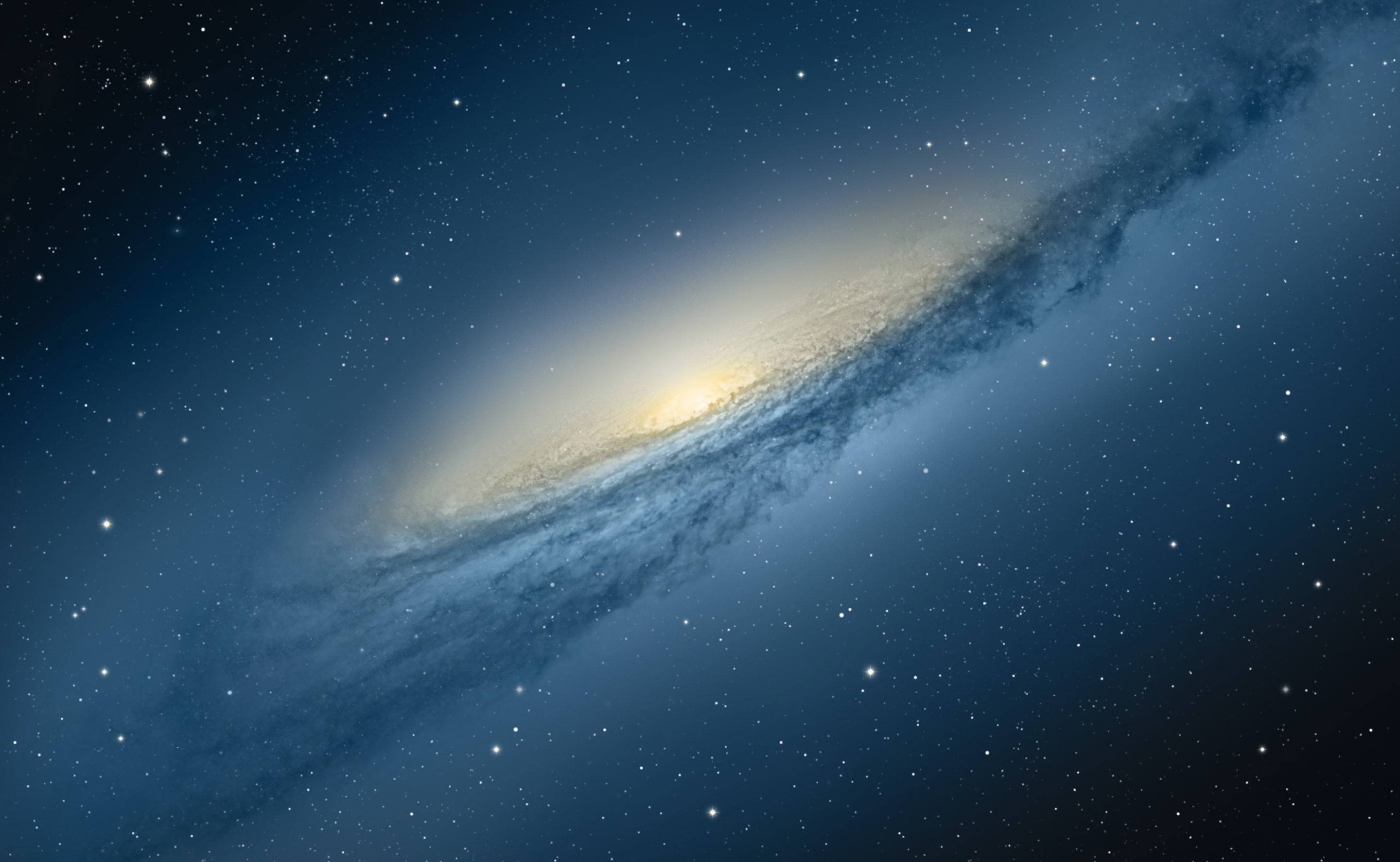 OS Mountain Lion Andromeda galaxy illustration Computers 2k