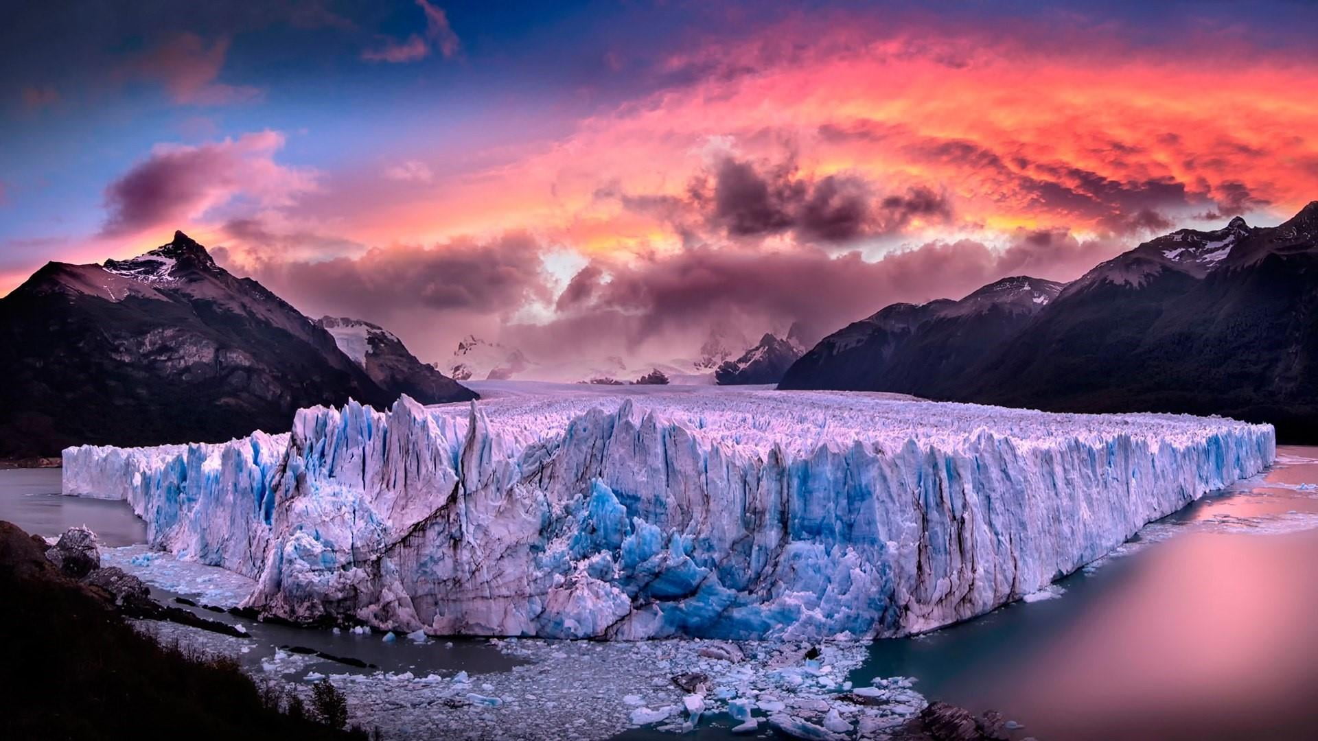 perito moreno glacier Patagonia nature landscape 2k