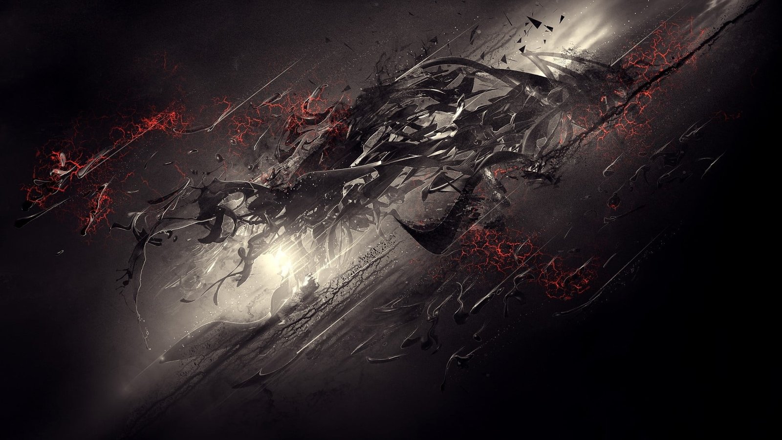 red black and grey abstract wallpaper no people night horror 2k