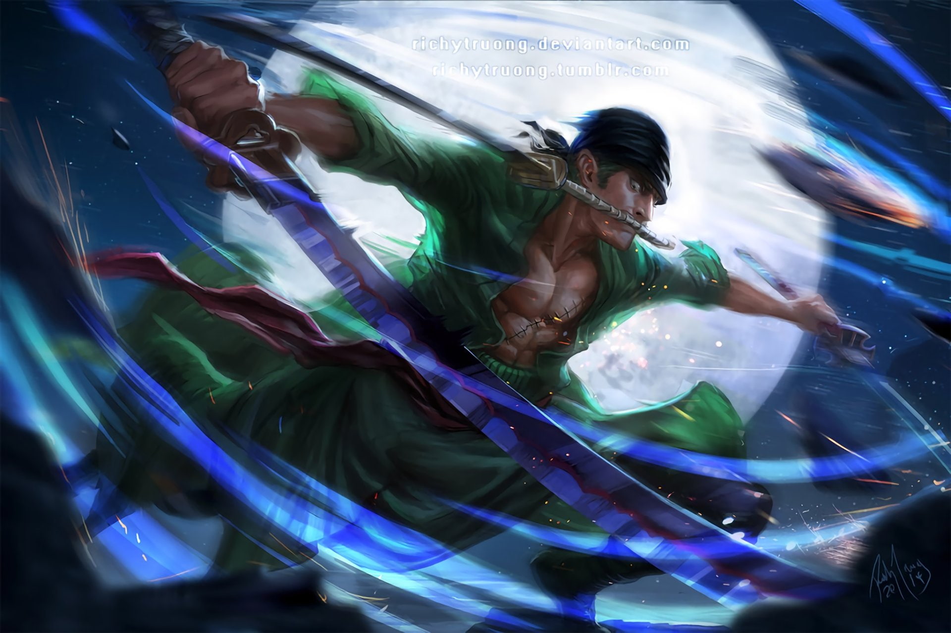 Roronoa Zoro wallpaper Anime One Piece 2k