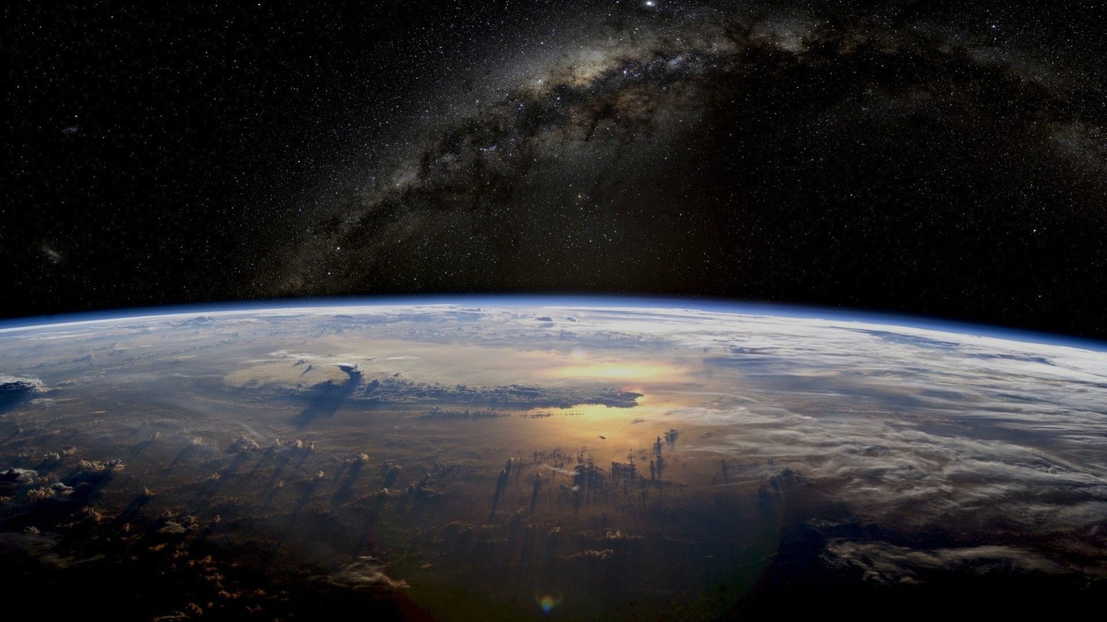 space sun sunset sky clouds sunrise landscape atmosphere 2k
