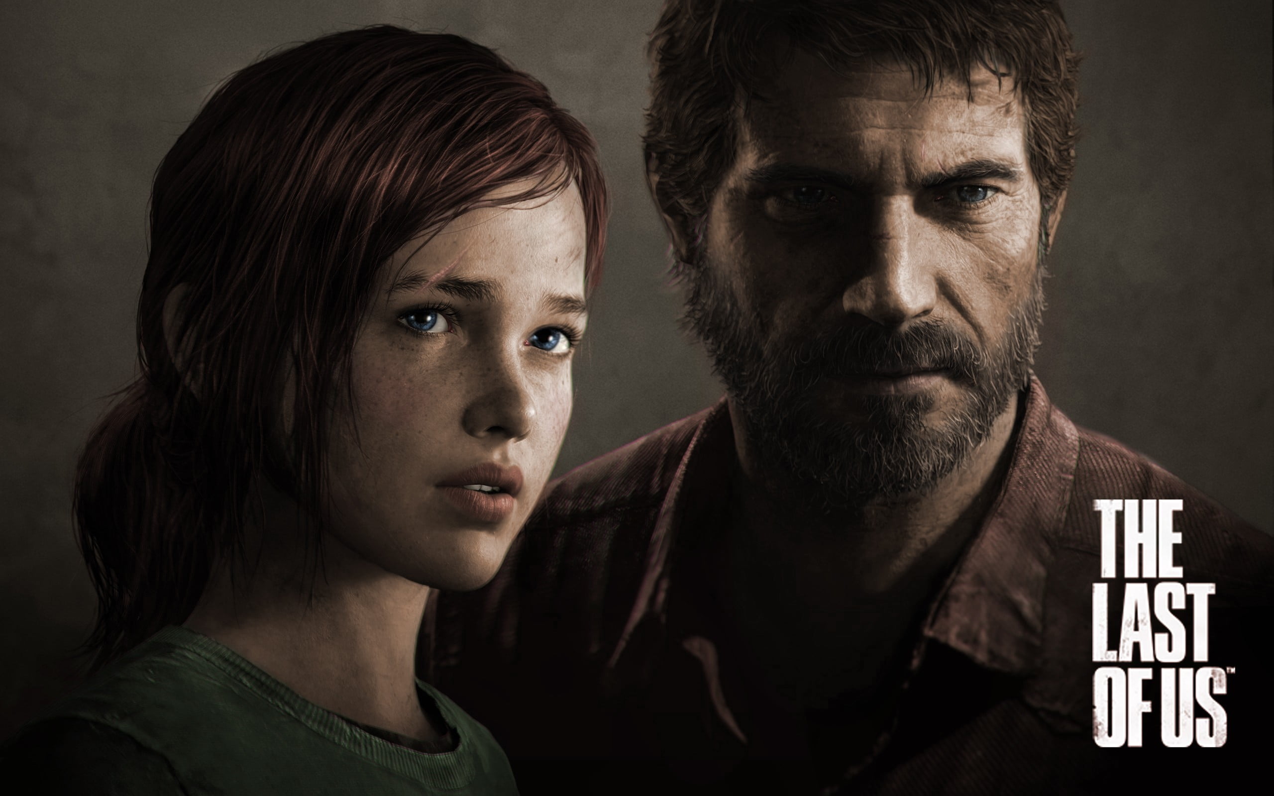The Last of Us wallpaper video games Joel Ellie people men 2k