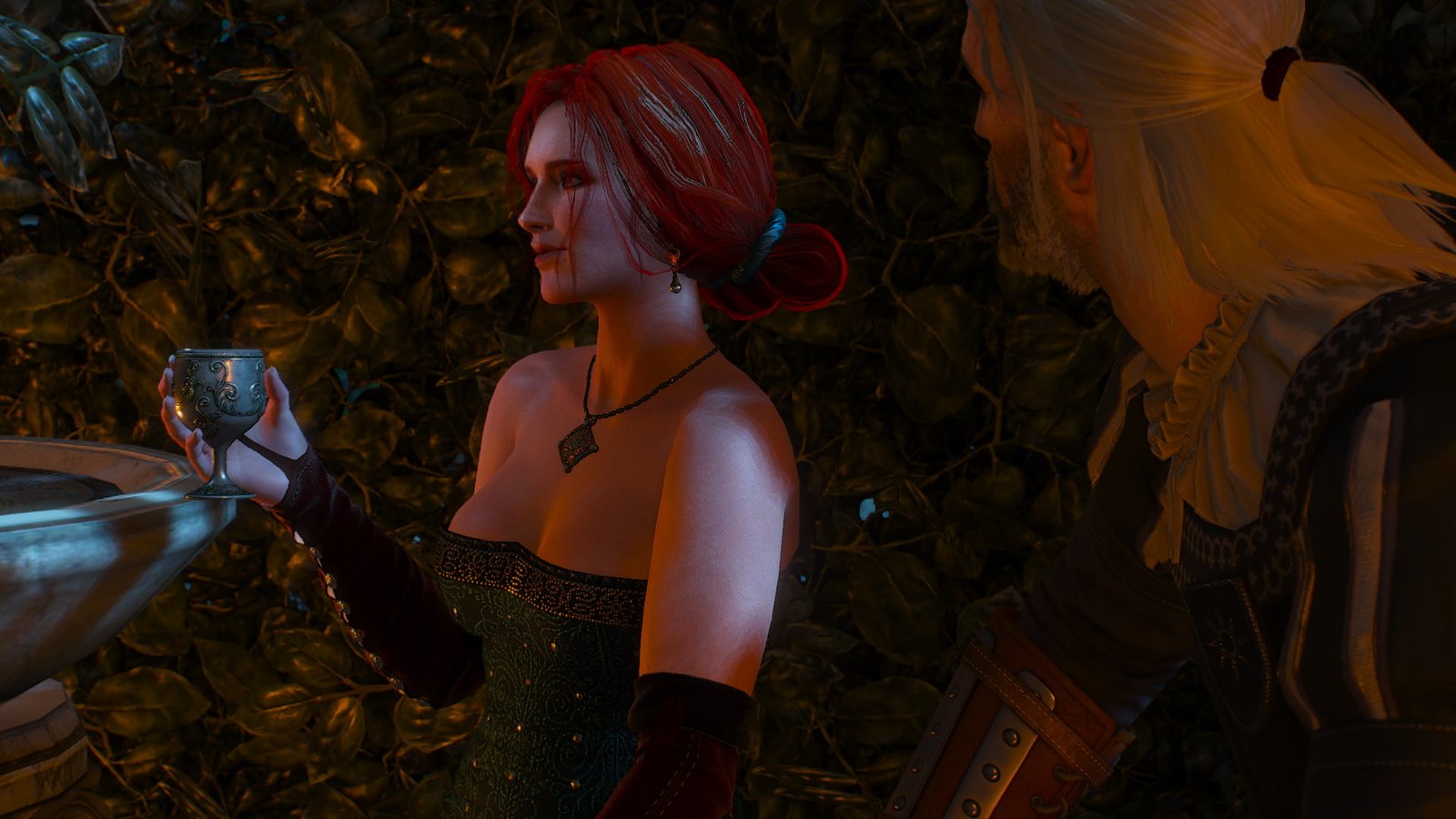 The Witcher 3 Wild Hunt Triss Merigold Geralt of Rivia 2k
