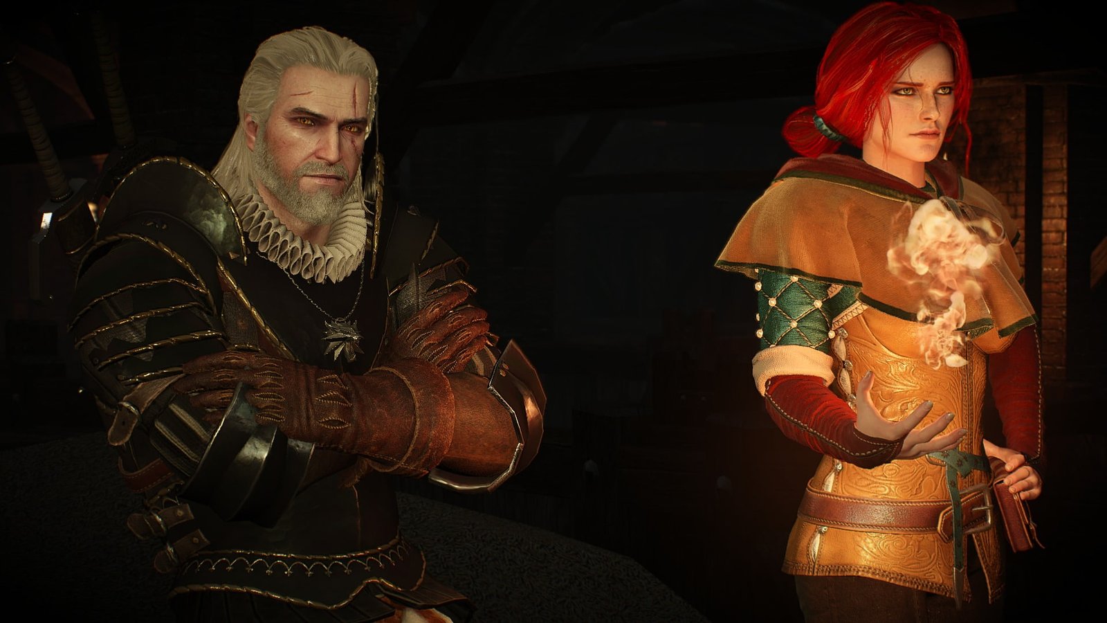 The Witcher 3 Wild Hunt Geralt of Rivia Triss Merigold 2k