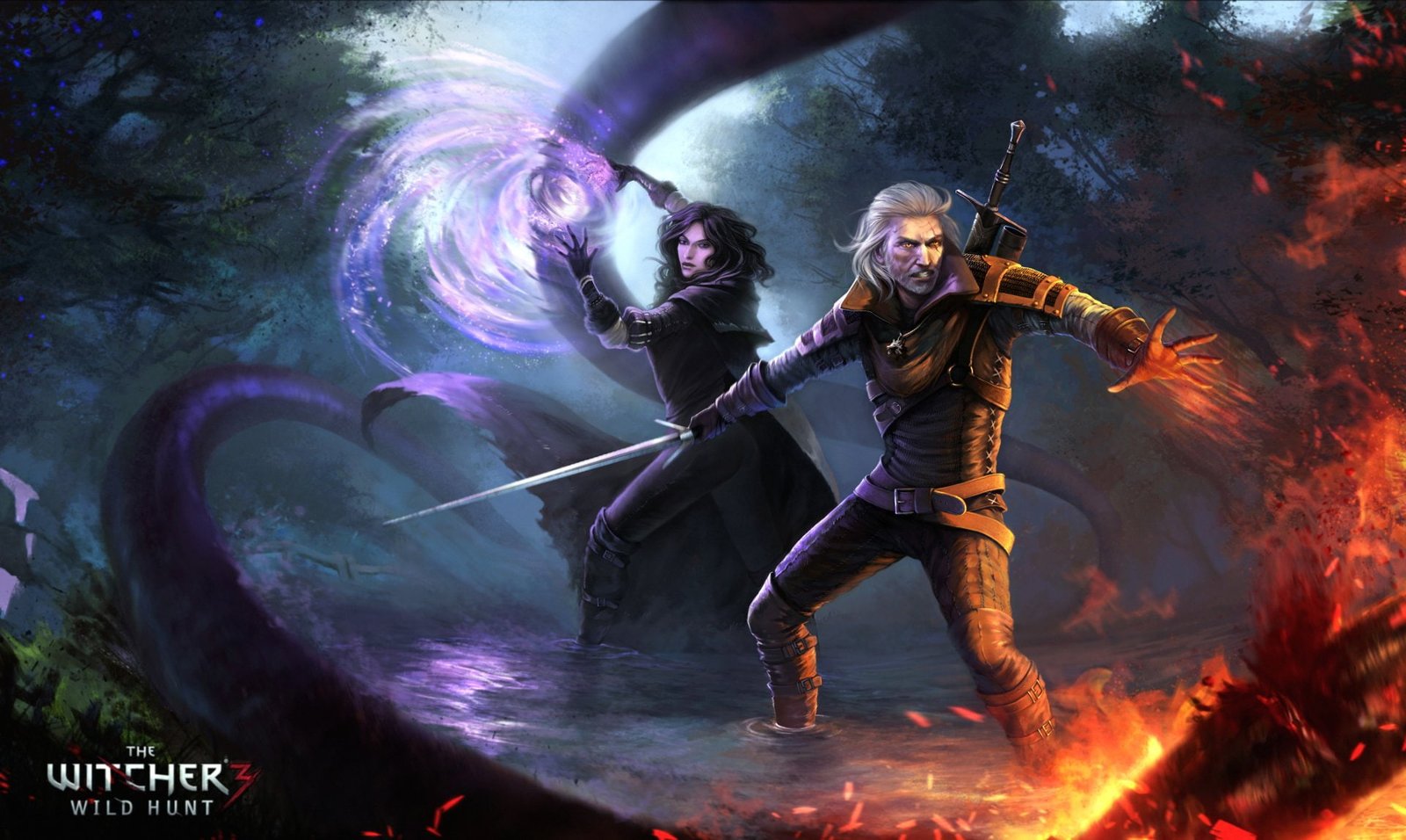 The Witcher 3 Wild Hunt Geralt of Rivia Yennefer Vengerberg 2k