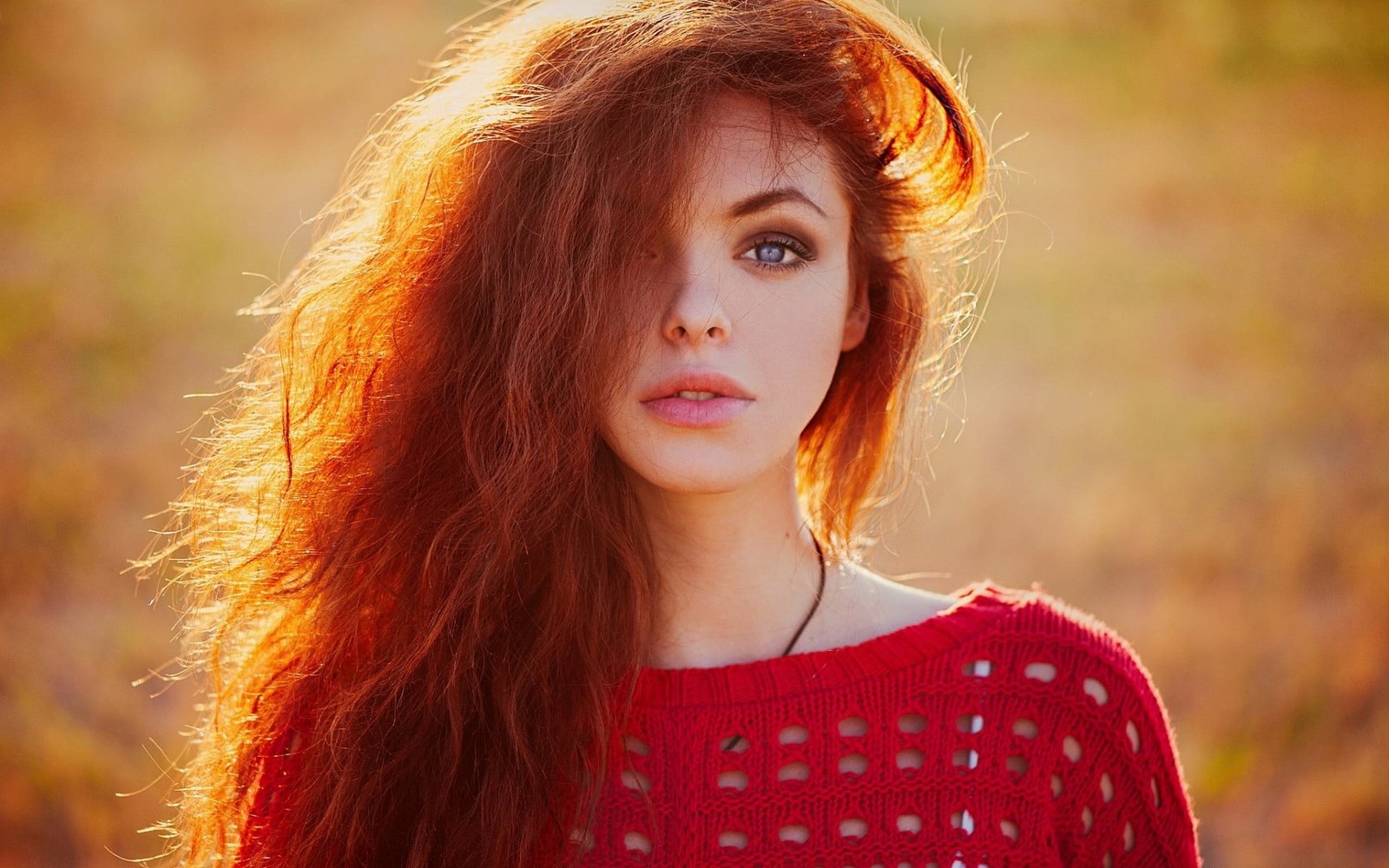women's red crochet shirt photographed of woman wearing crew neck top 2k