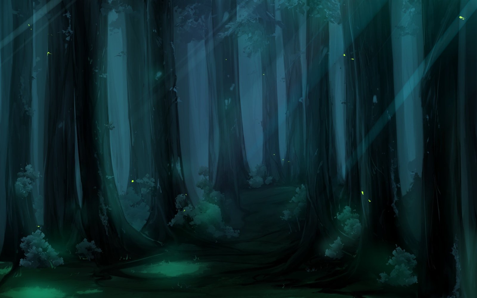 forest illustration drawing nature artwork fantasy art no people 2k