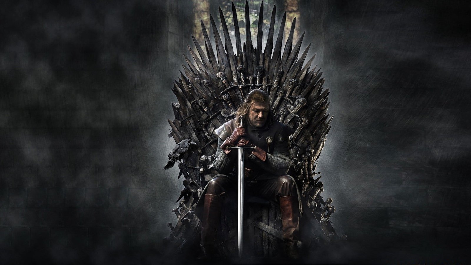 Game of Thrones Eddard Stark Sean Bean Iron Throne sword one person 2k