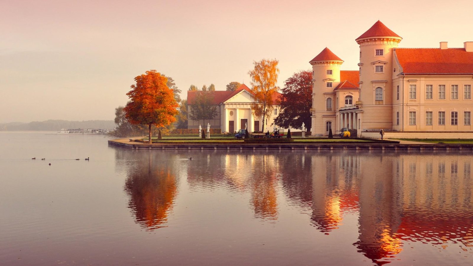 Germany the fall city beautiful scenery 2k