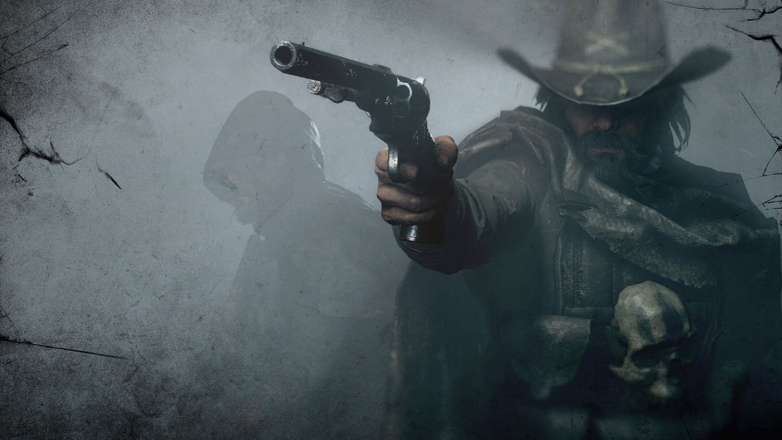 Hunt Showdown video games Video Game Art gun skull hat 2k