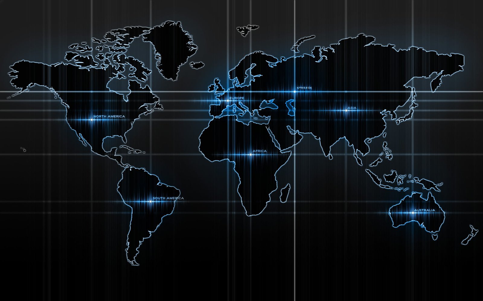 illustration of black and gray map world dark continents 2k