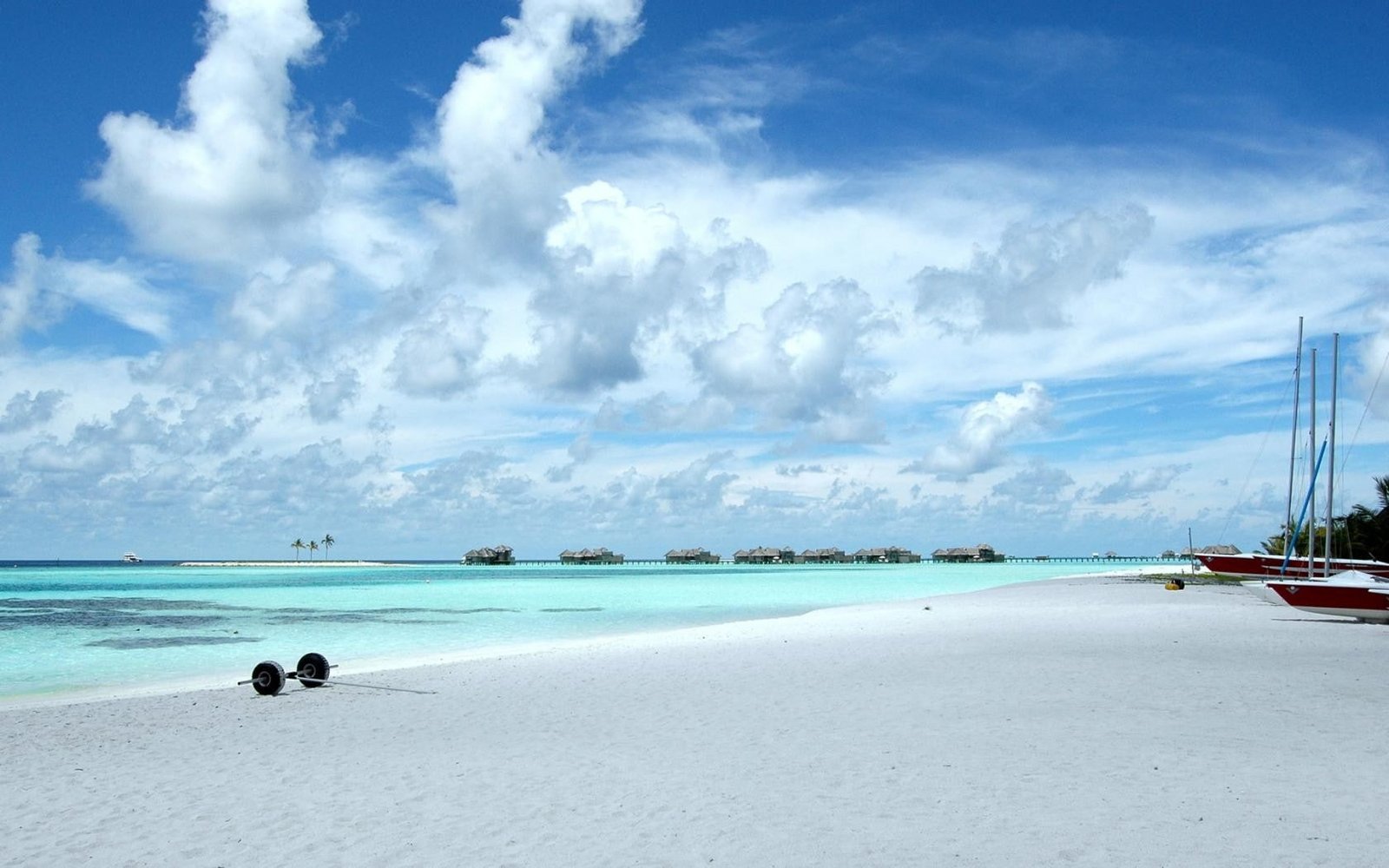 landscape beach tropical island resort sea 2k
