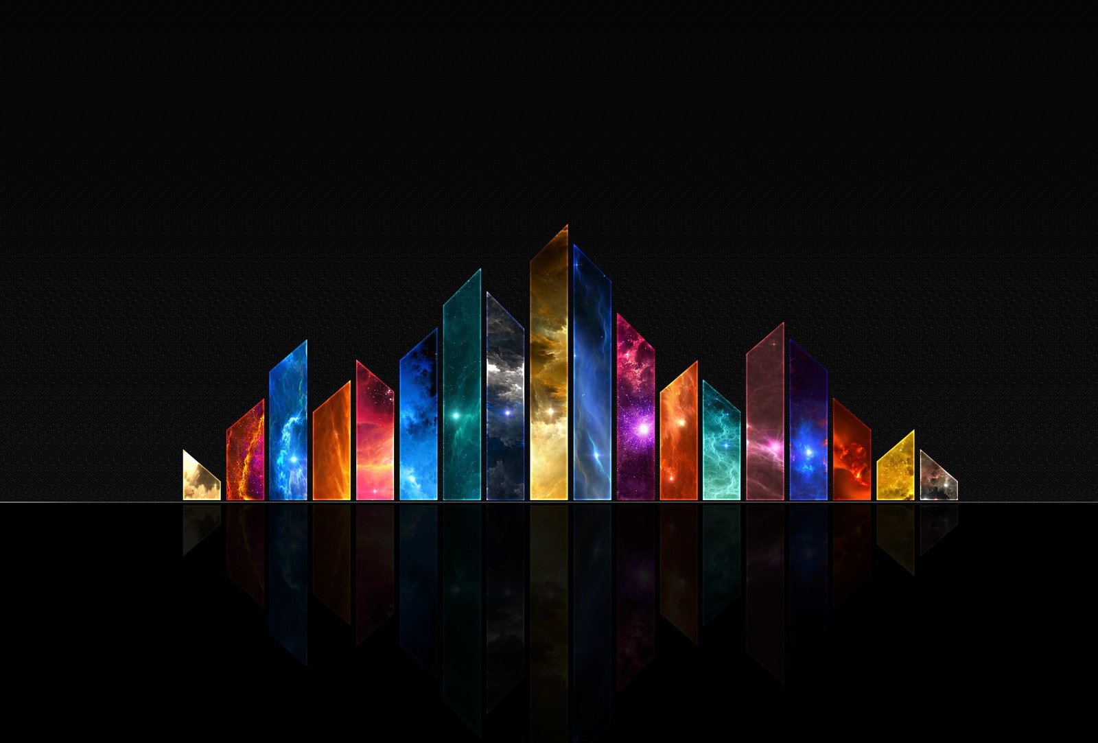 multicolored logo digital artwork simple background 2k