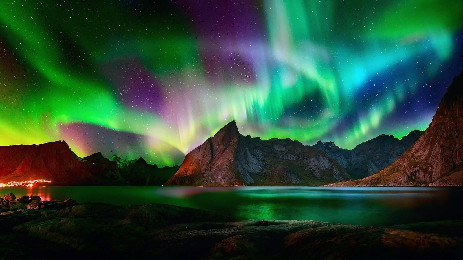 nature aurora atmosphere sky phenomenon landscape night 2k