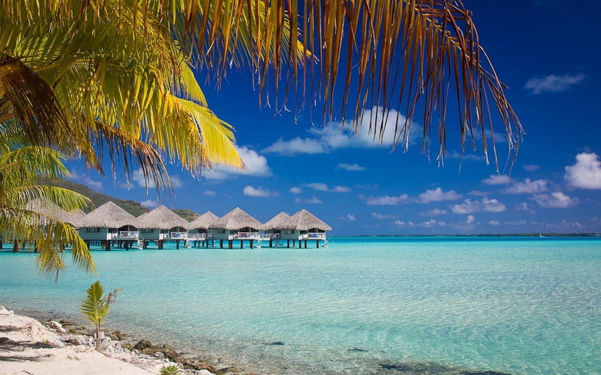 nature beach Bora summer landscape sea tropical
