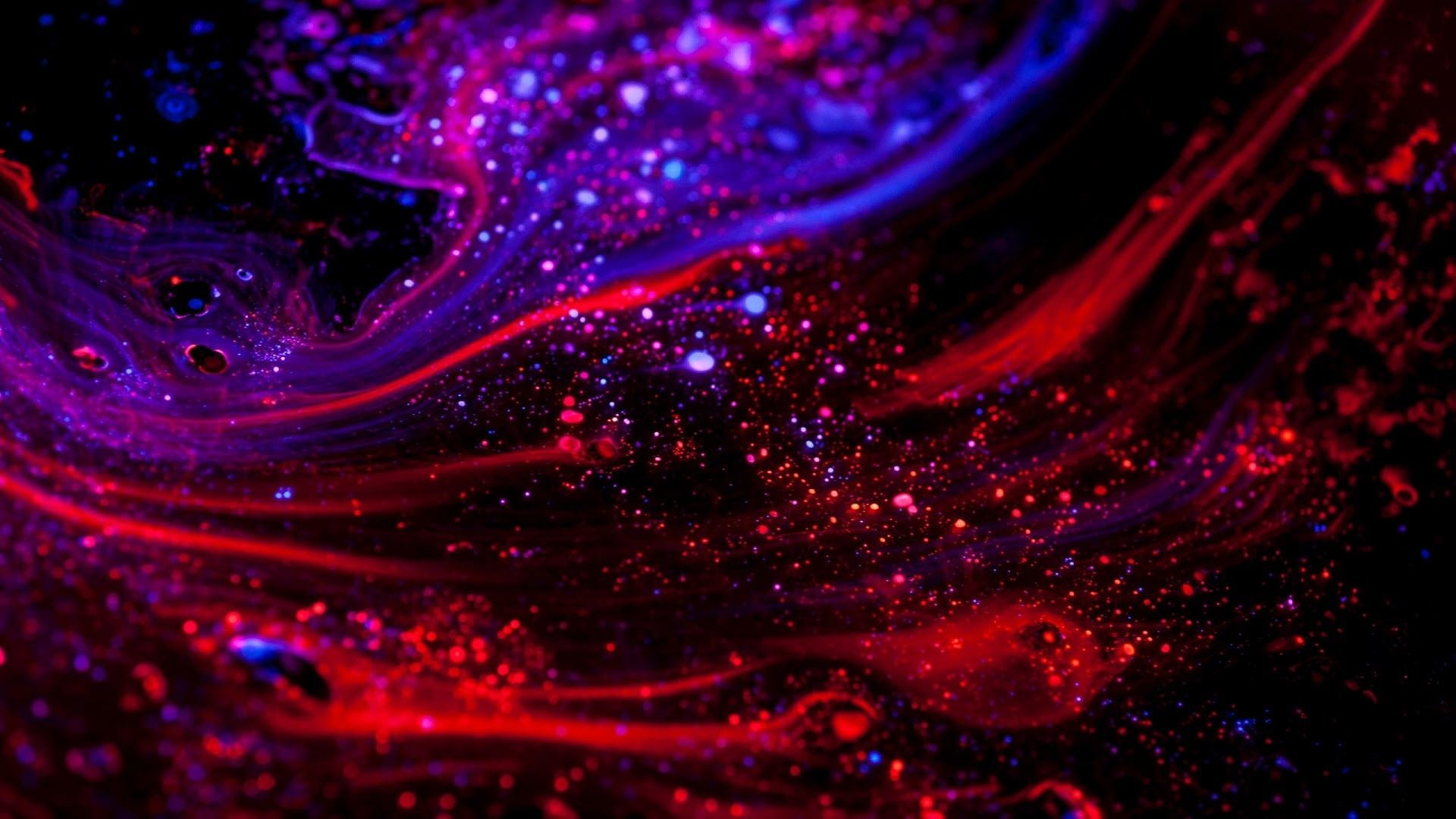 psychedelic colorful red purple abstract close up water 2k
