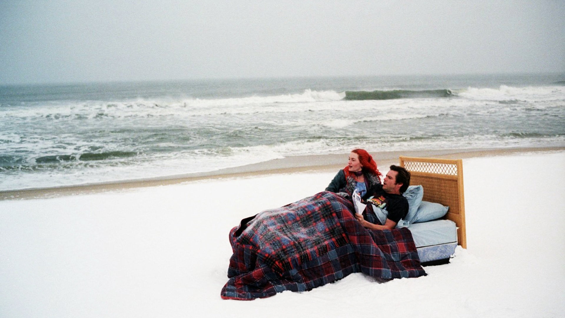 red and blue blanket eternal sunshine of the spotless mind sea 2k
