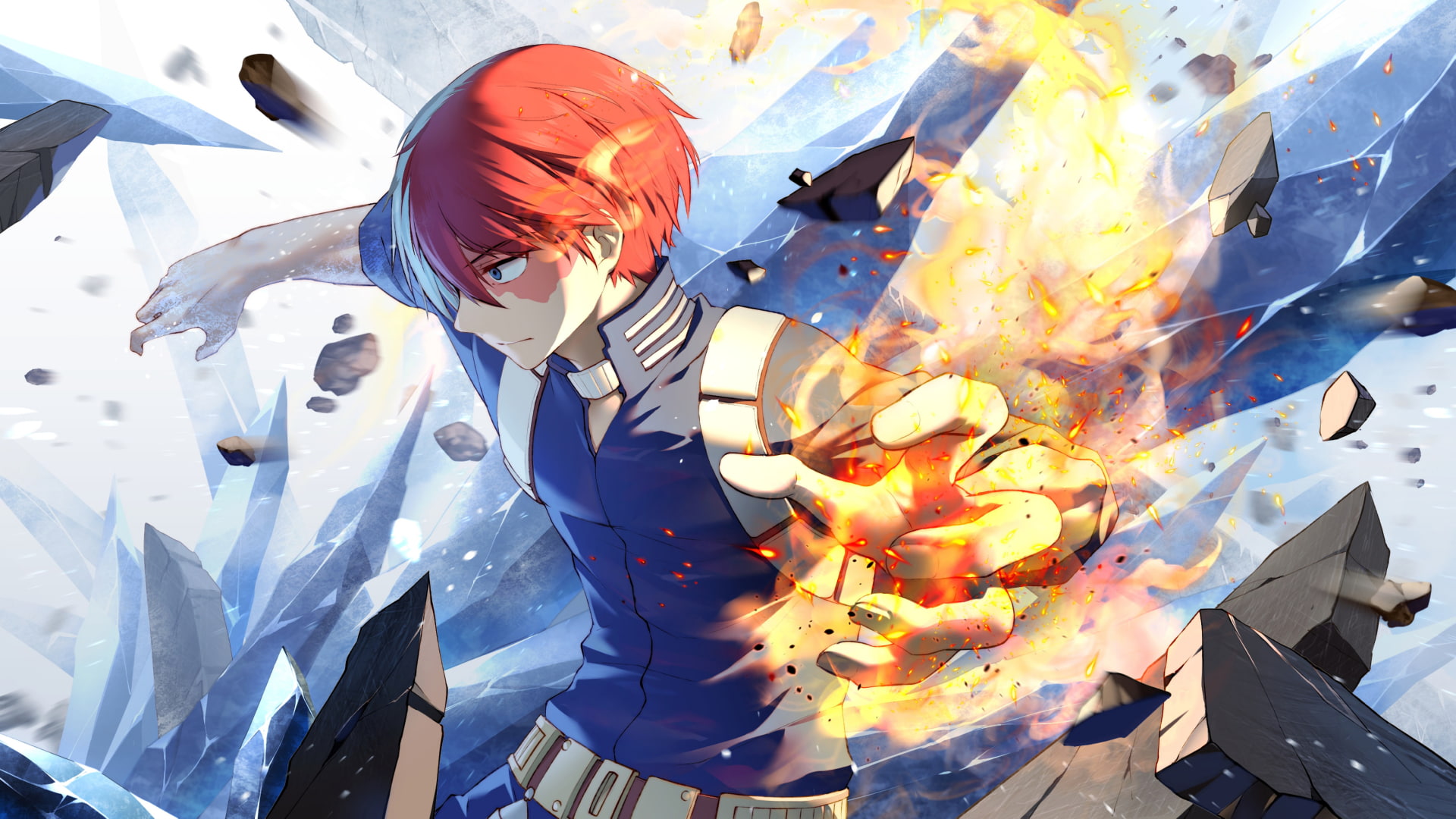 Anime My Hero Academia Shoto Todoroki 2k