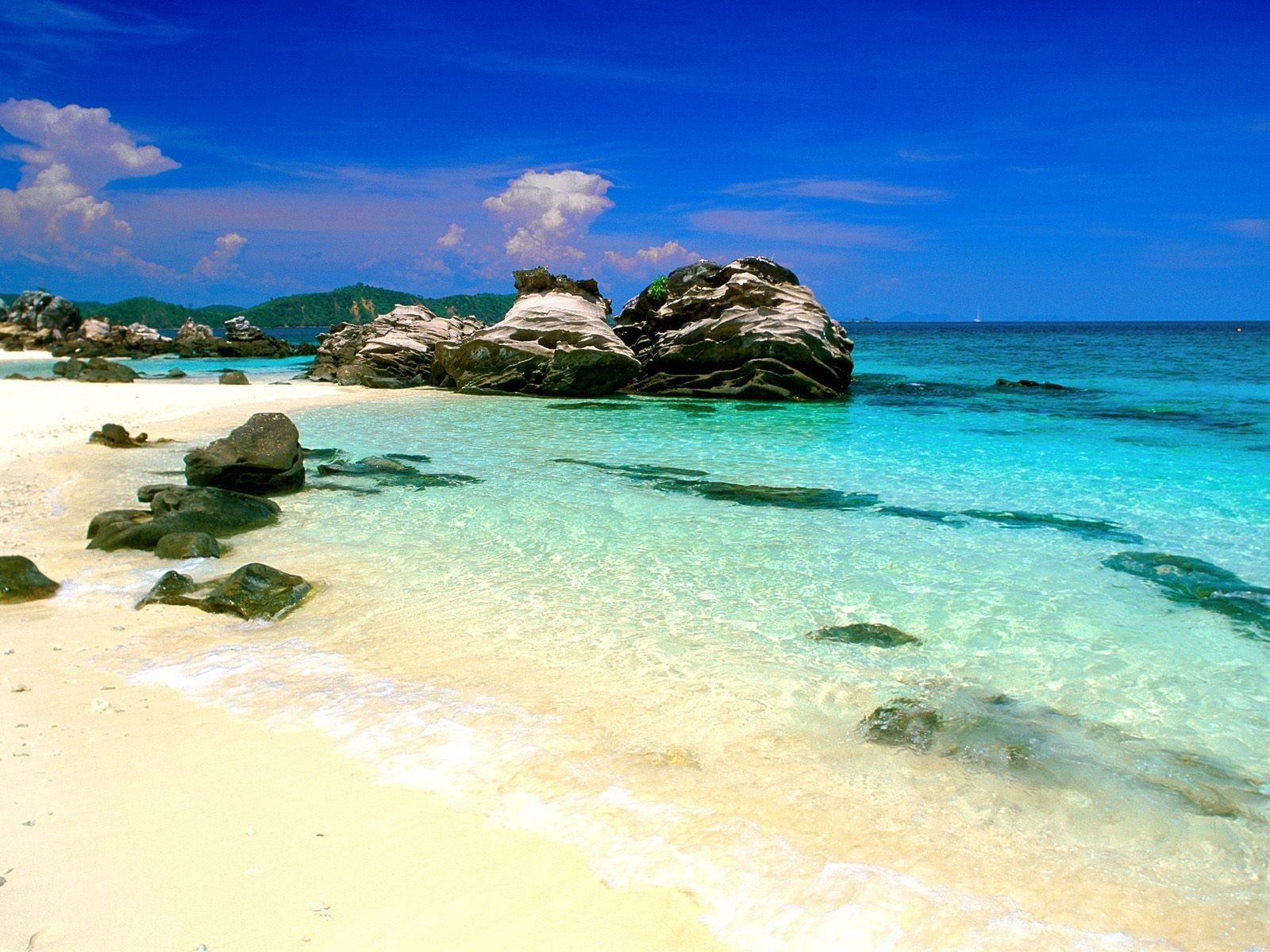 beach water sea beauty in nature rock solid land scenics 2k