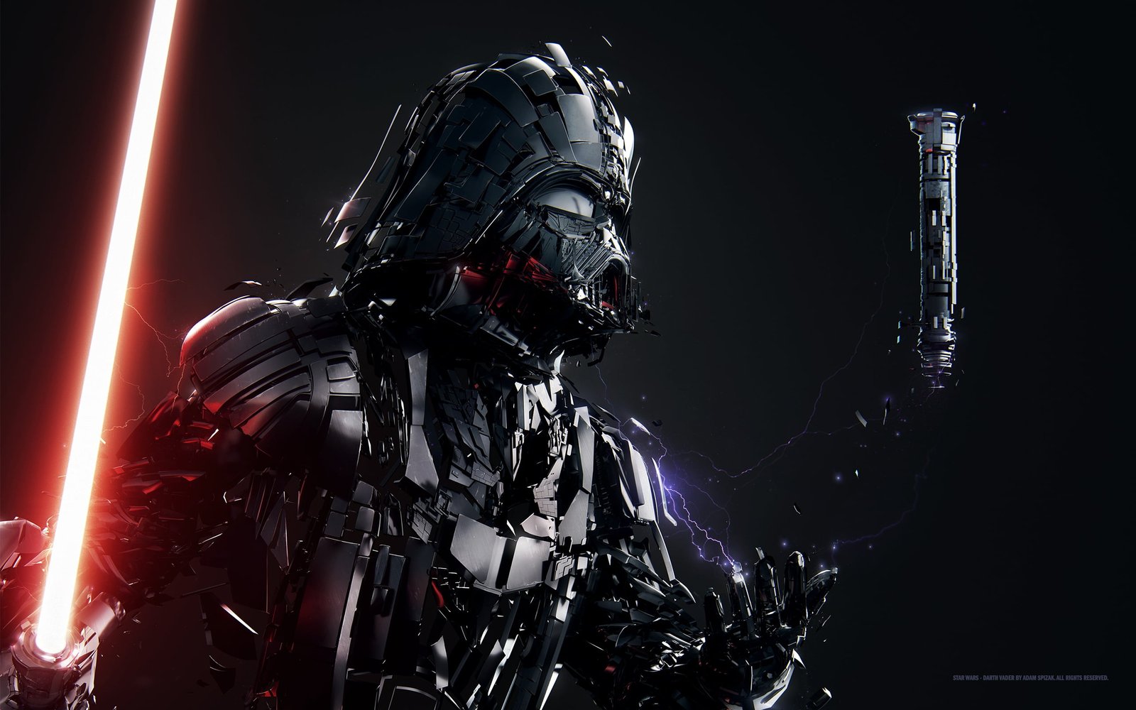 Darth Vader Star Wars Sith Adam Spizak one person night 2k