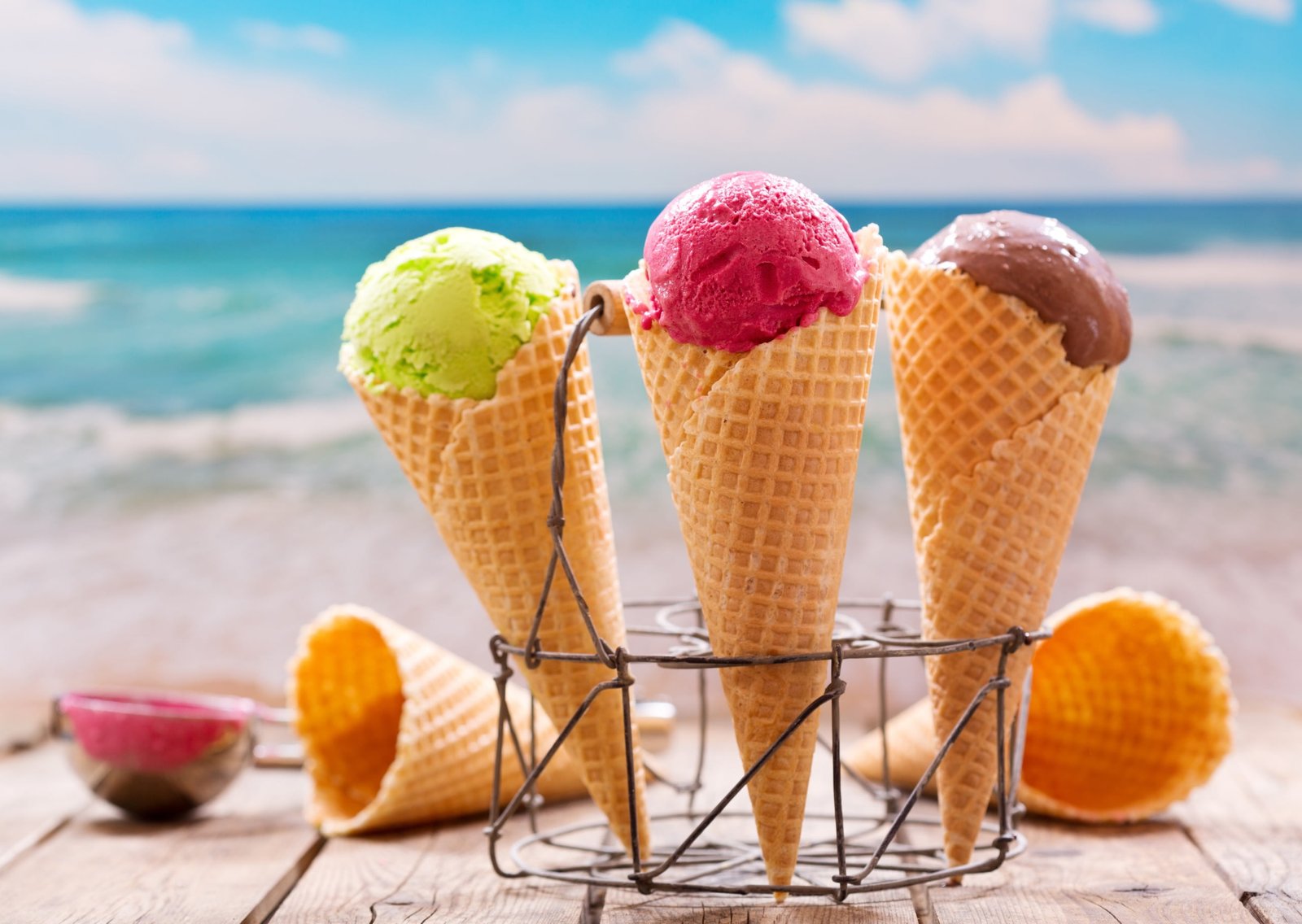 food sweets ice cream depth of field sweet frozen 2k