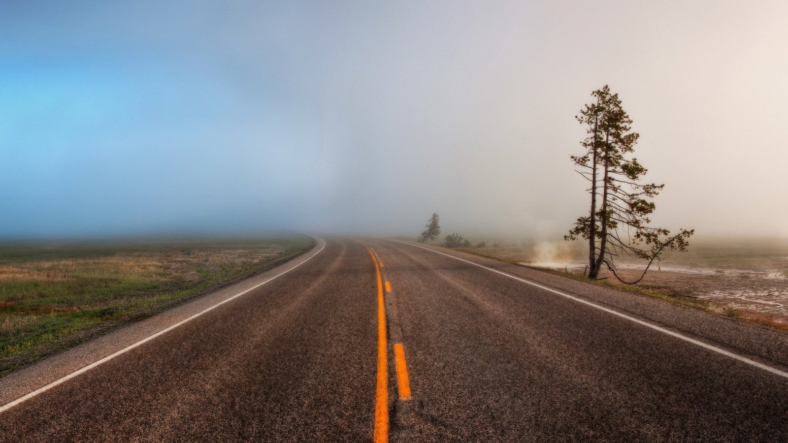 pc hd p nature road fog transportation no people 2k