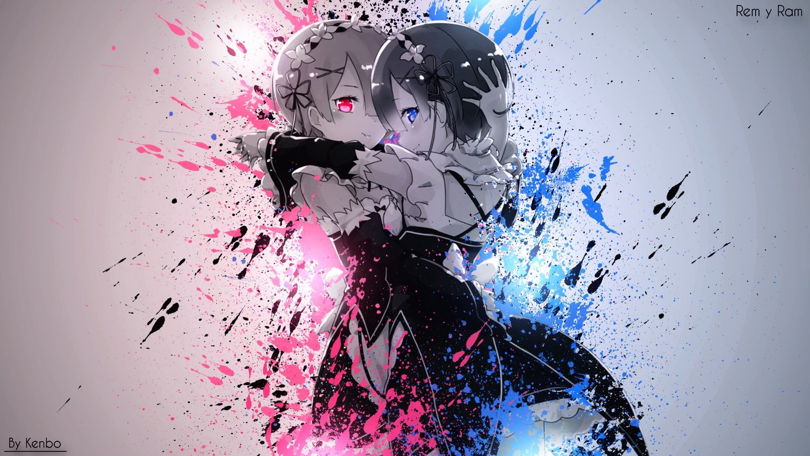 Re Zero Kara Hajimeru Isekai Seikatsu Rem ram anime girls 2k