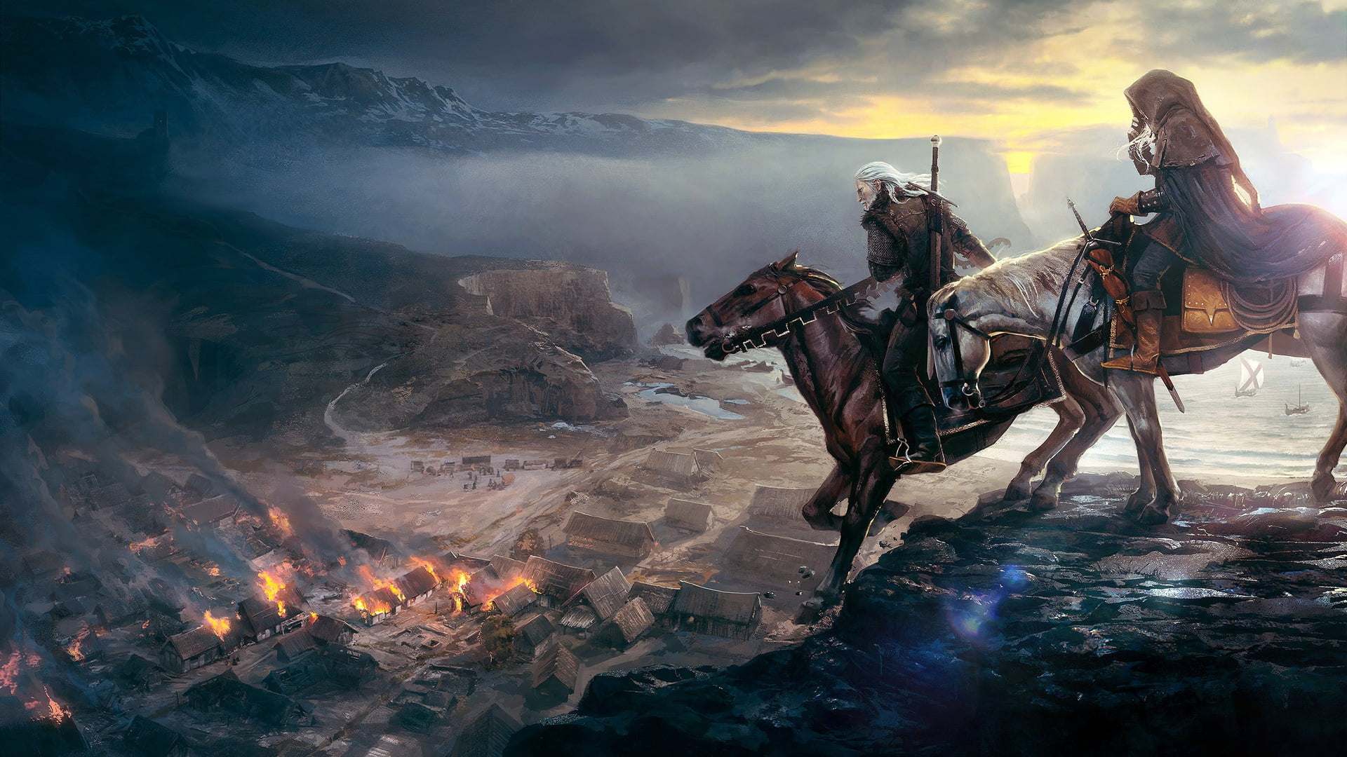 The Wild Hunt Witcher 3 multi platform computer role playing game 2k